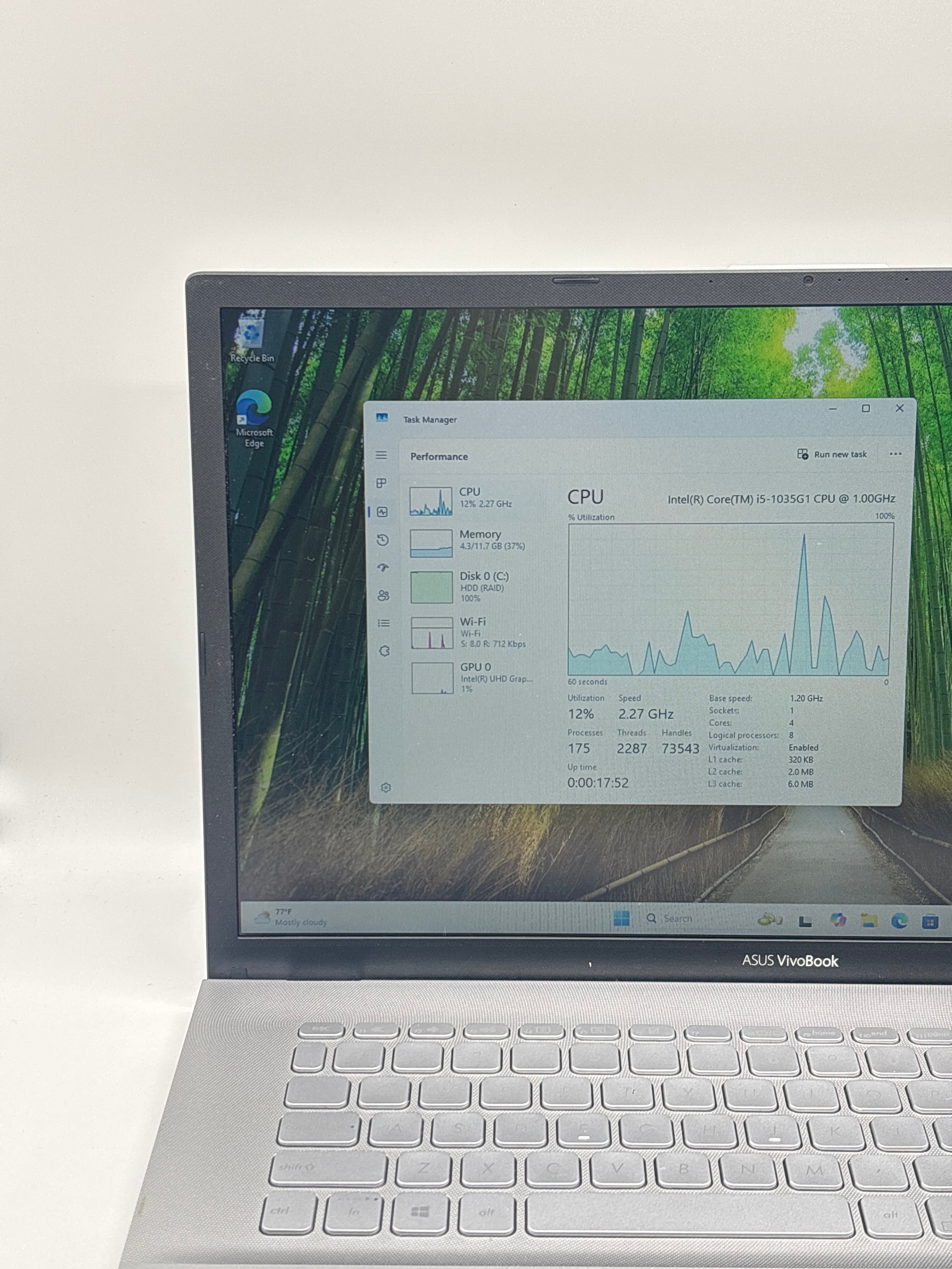 Asus Vivobook X712J i5-1035G1 12GB RAM 1TB HDD
