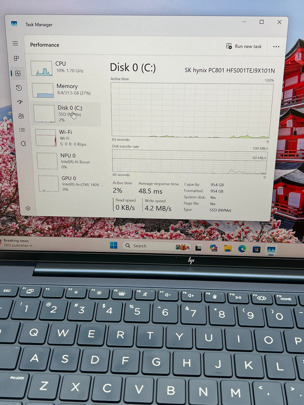 HP EliteBook X G1i 14 Inch Intel Core Ultra 7 32GB RAM 1TB SSD Silver
