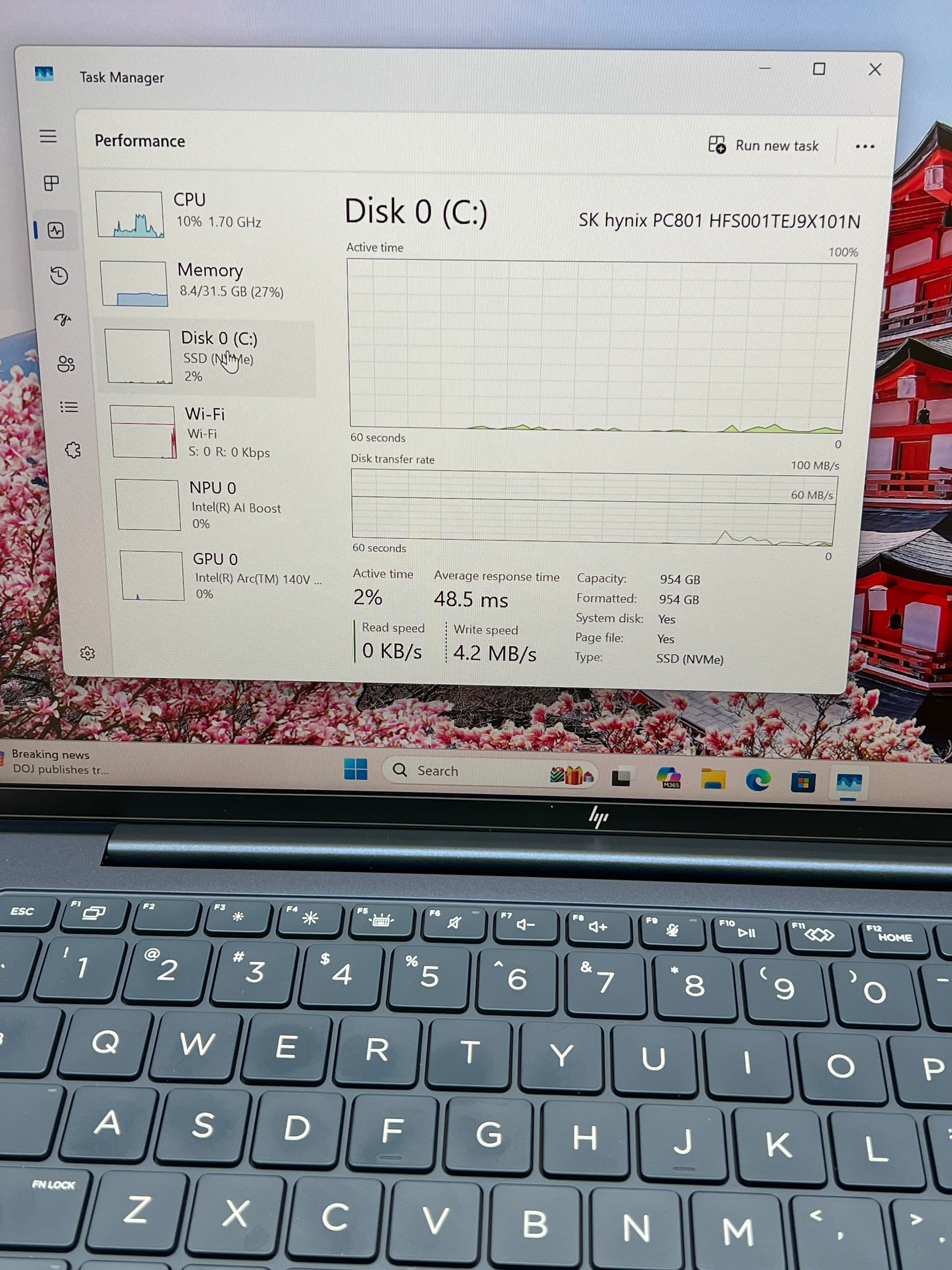 HP EliteBook X G1i 14 Inch Intel Core Ultra 7 32GB RAM 1TB SSD Silver