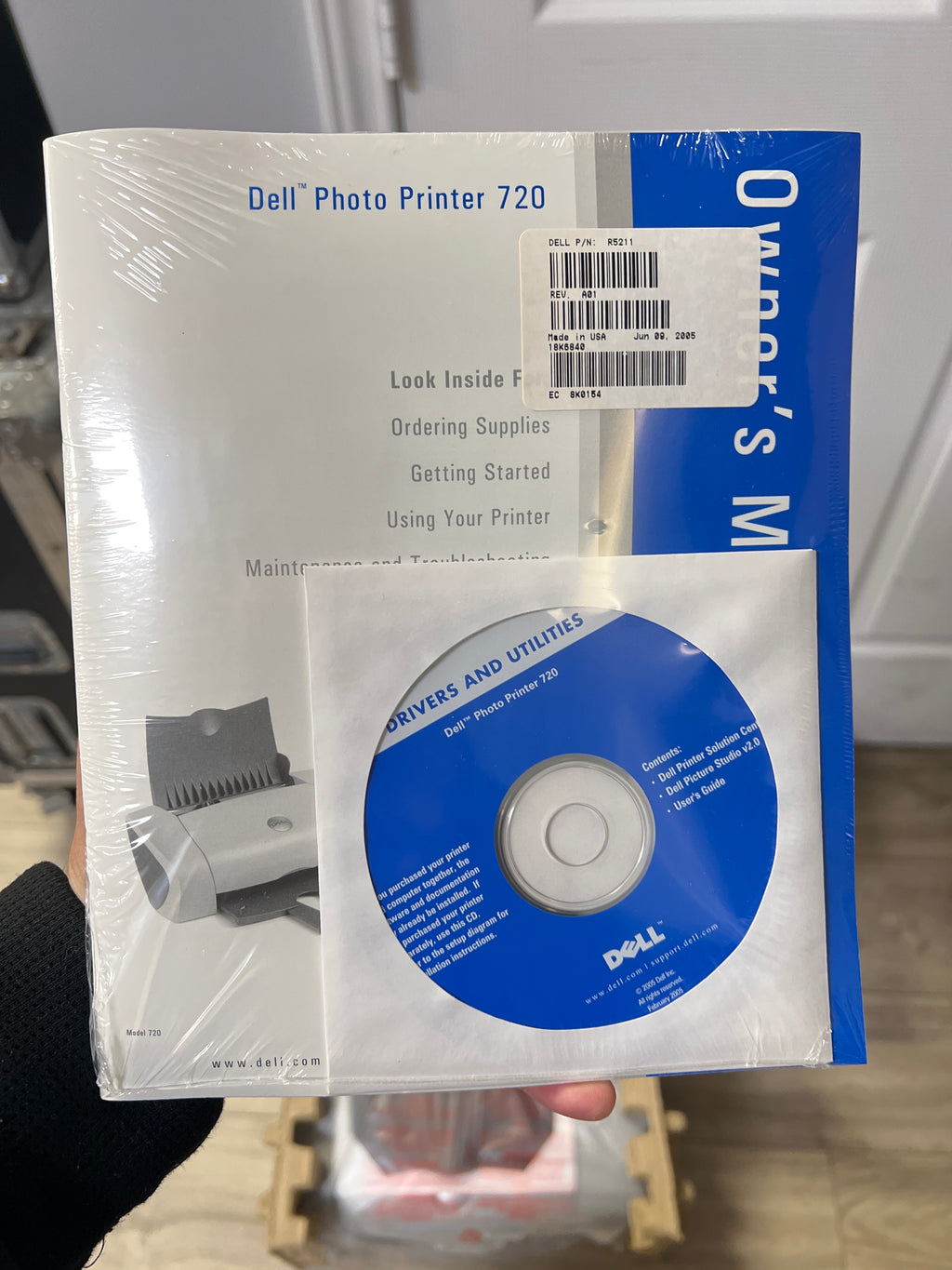 Dell 720 Color Inkjet Digital Photo Printer Black - New in Box