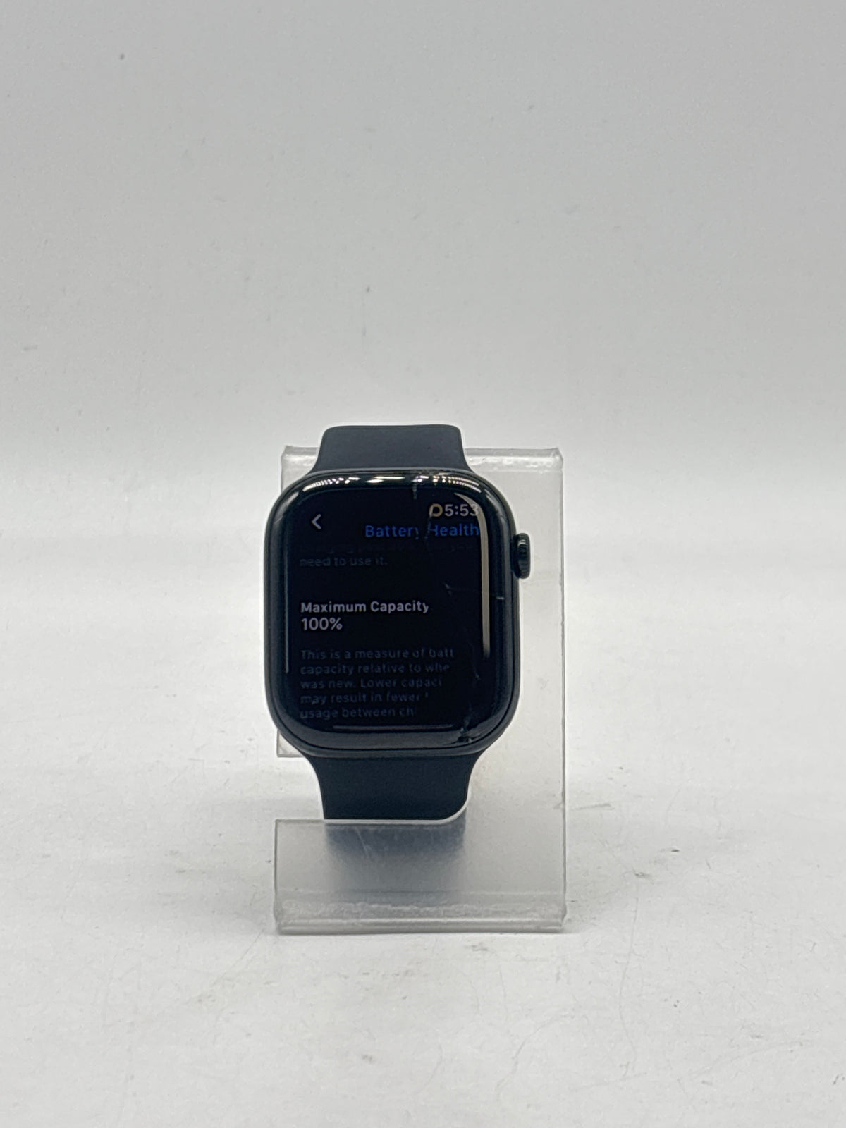Apple Watch Series 11 46mm GPS/Wi-Fi Jet Black - Cracked Screen