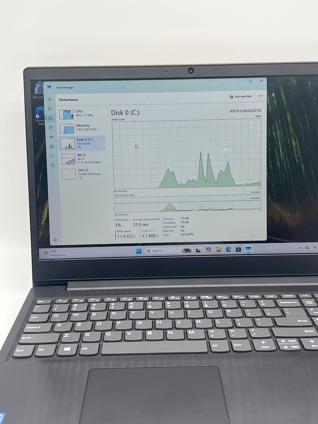 Lenovo IdeaPad S145-15IWL Celeron 4205U 4GB RAM 128GB SSD - Used