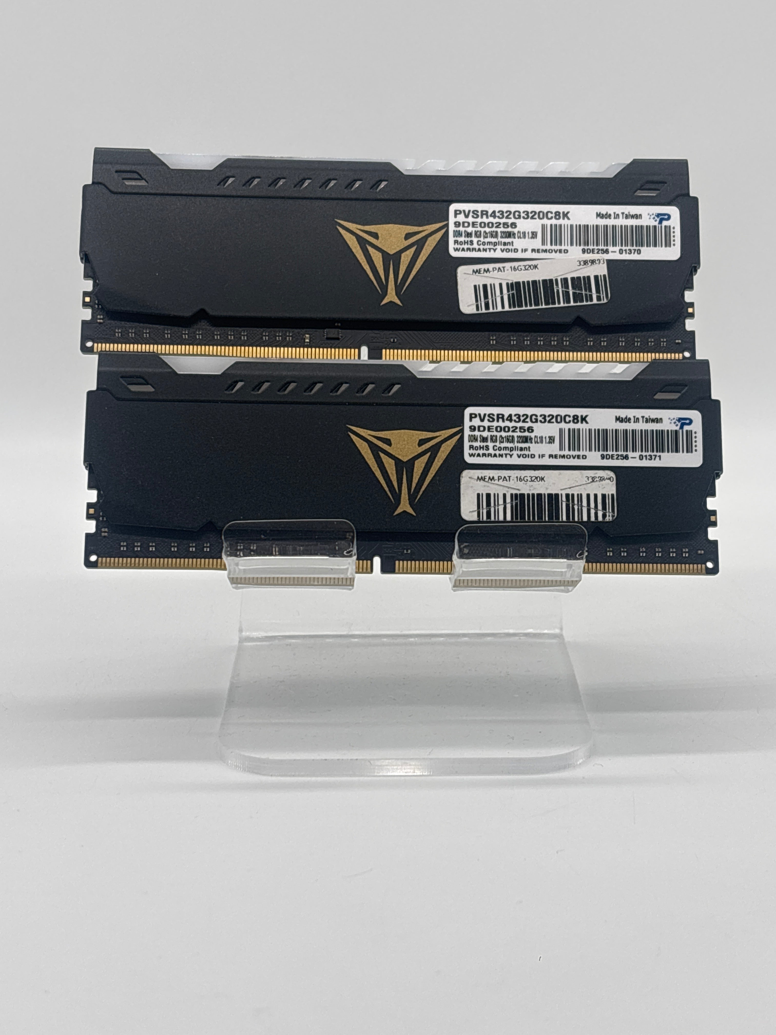 Patriot Viper Steel RGB 2x16GB (32GB Total) DDR4 3200 RAM