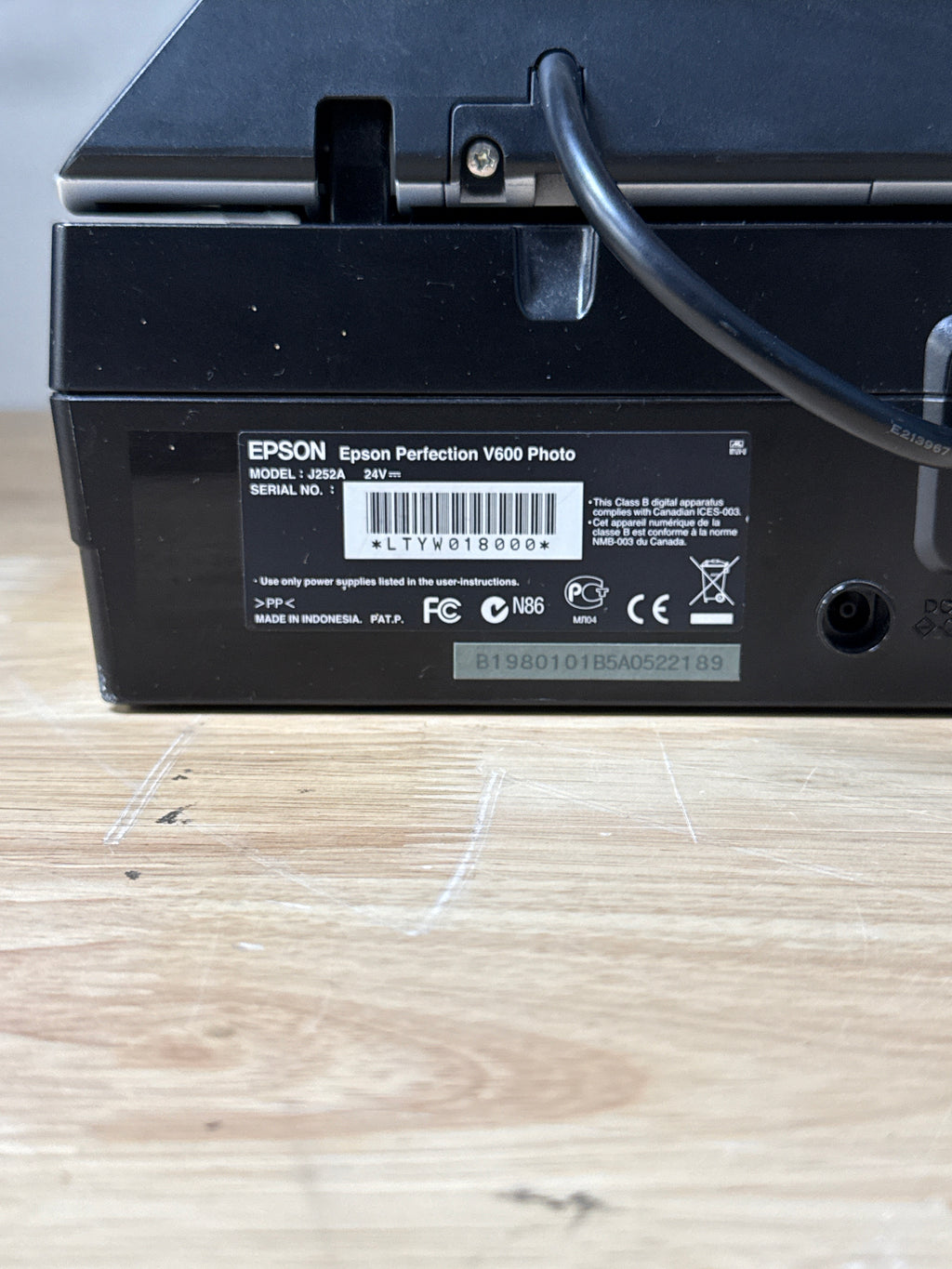 Epson V600 Photo Document Scanner - Used