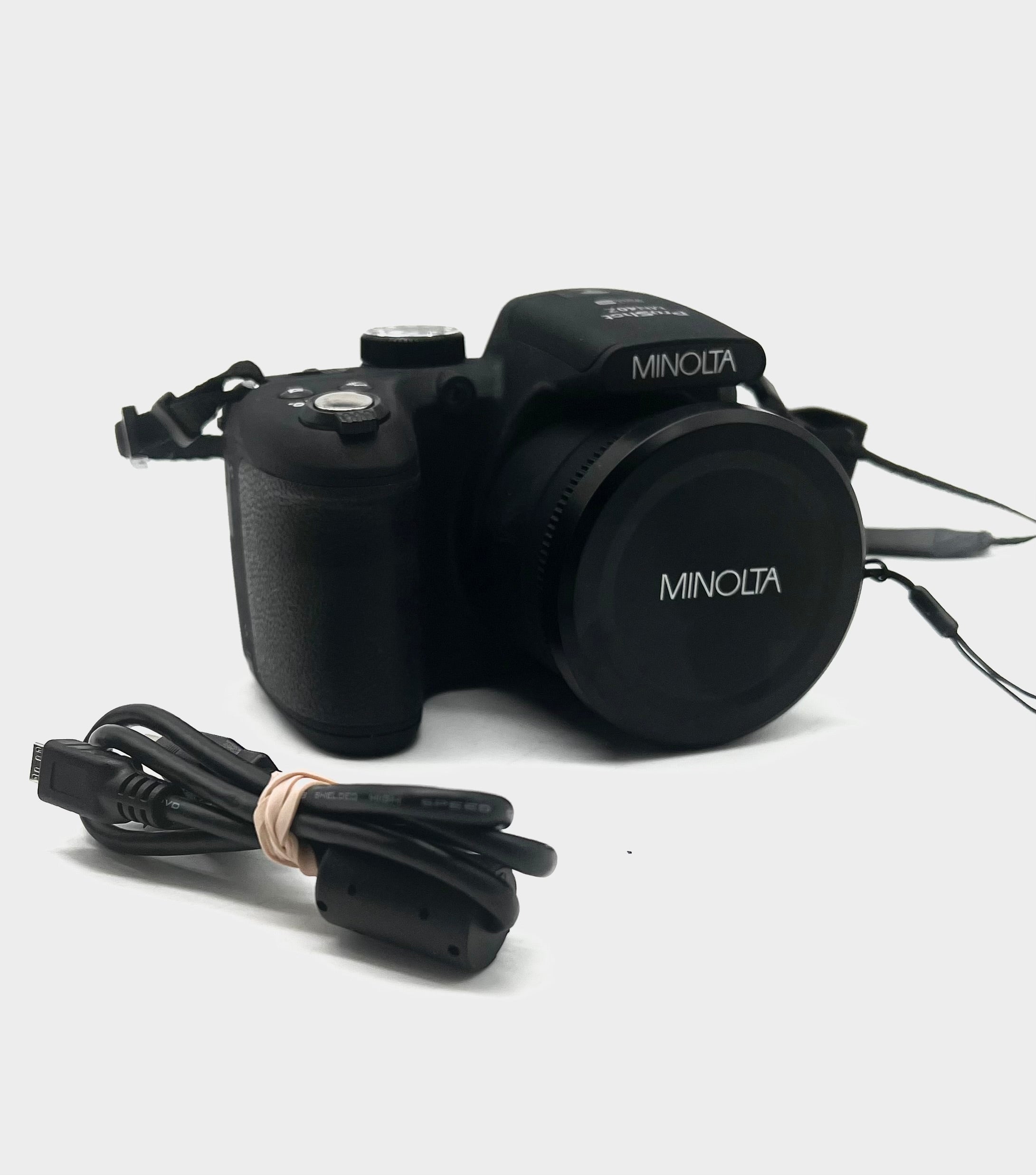 Minolta ProShot MN40Z 20MP 1080P FHD Bridge Digital Camera Silver 40x W/ Bag
