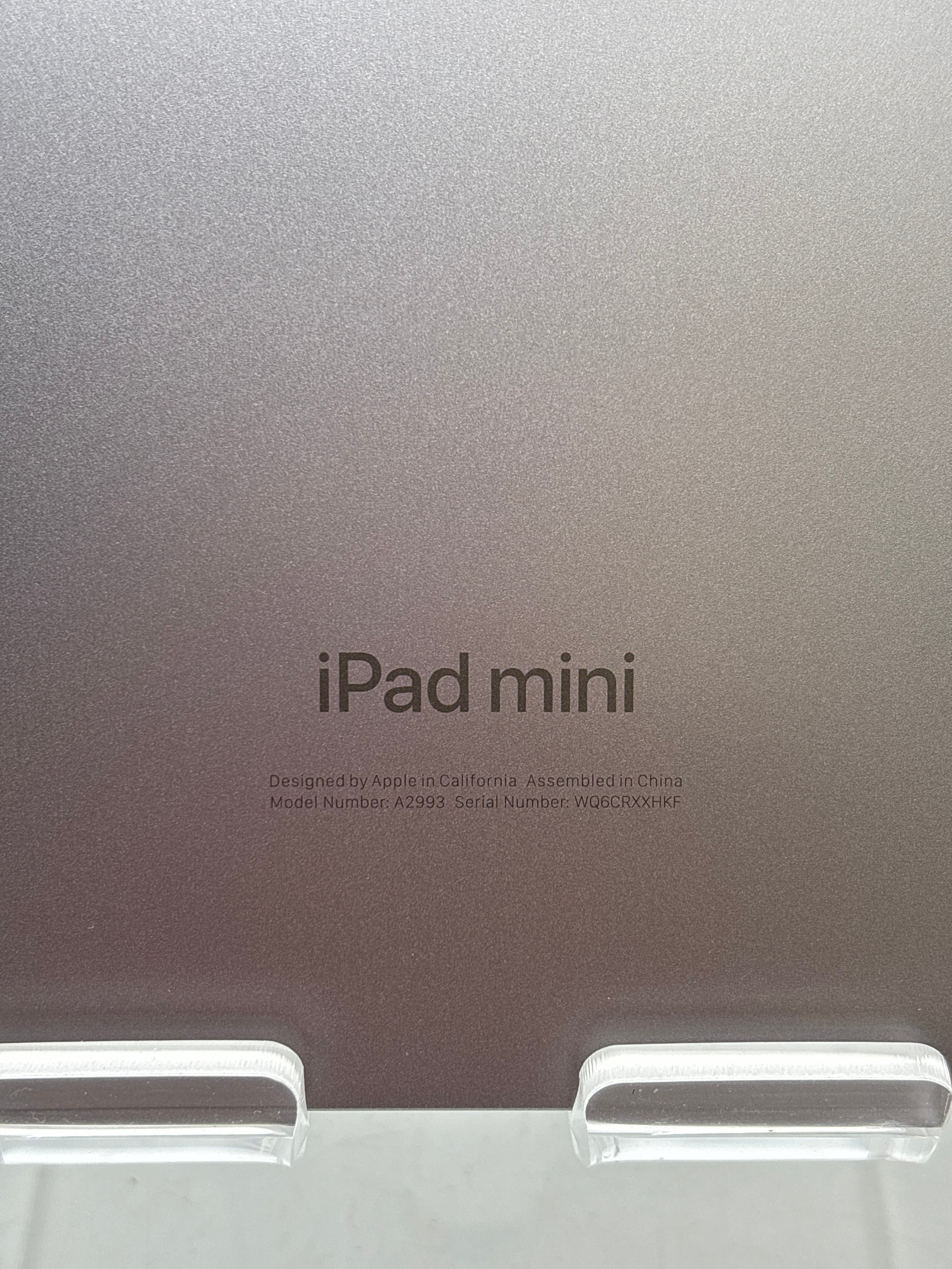 Apple iPad Mini A17 Pro 128 GB Space Gray Wi-Fi A2993