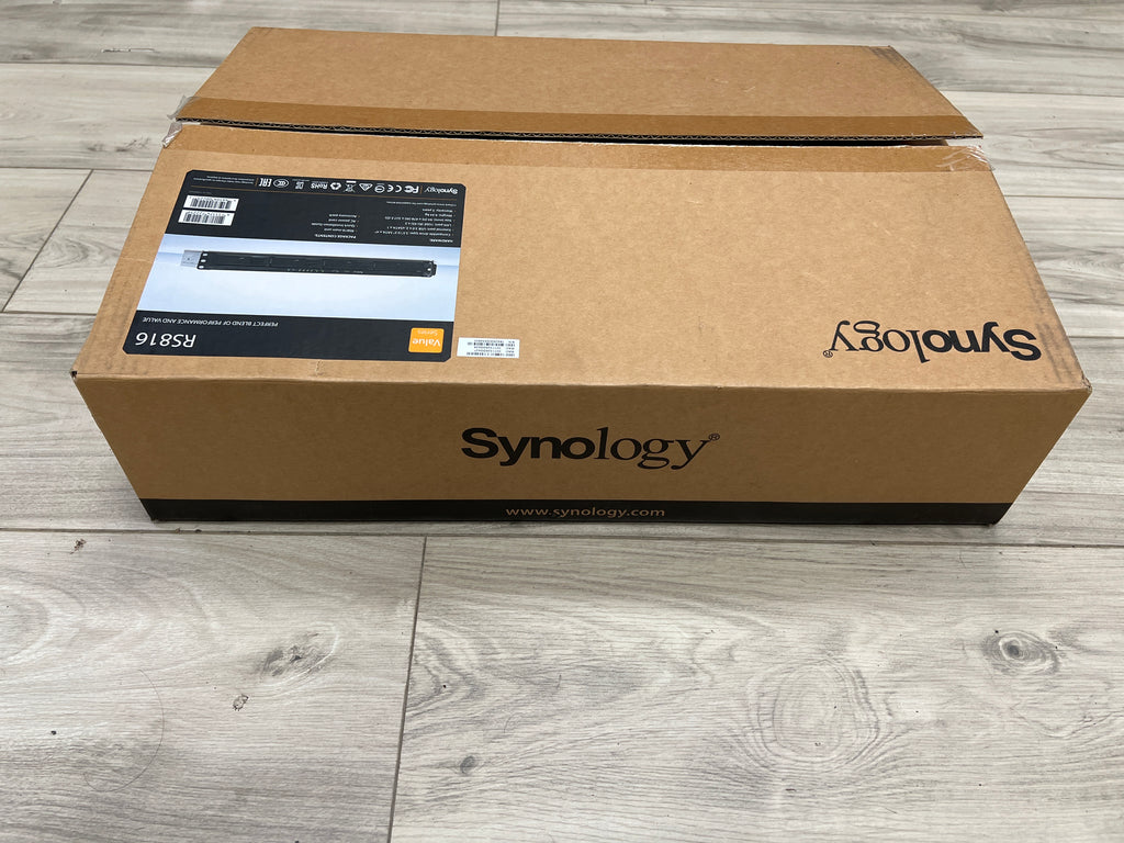 Synology RS816 4-Bay Internal Expansion Silver USB 3.0 New Open Box