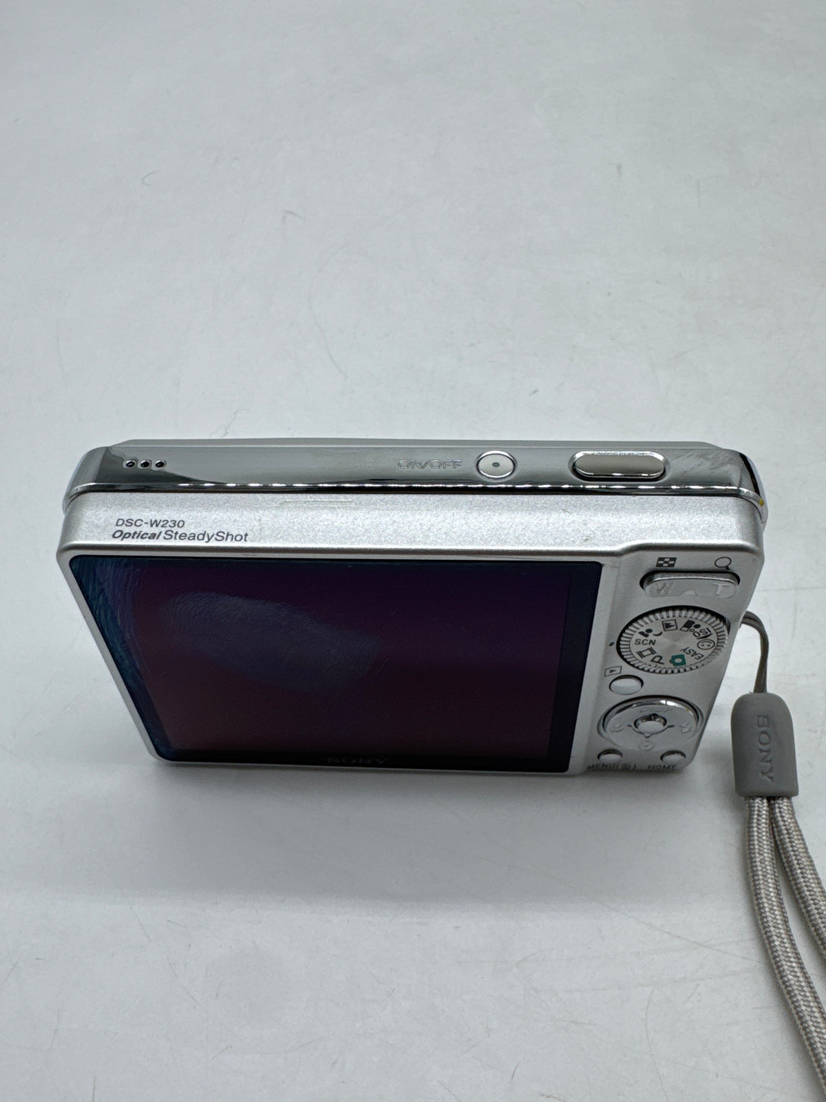 Sony Cyber-shot DSC-W230 Digital Camera Silver with Battery and Case - Used