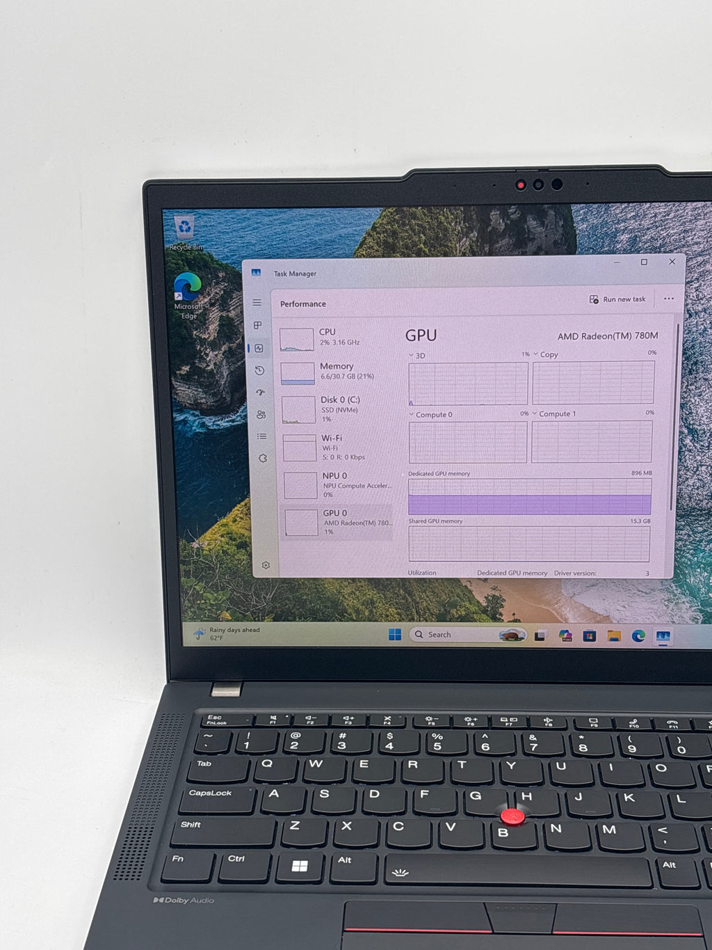 Lenovo ThinkPad X13 Gen 4 Touch AMD Ryzen 7 PRO 7840U 32GB RAM 512GB - For Parts