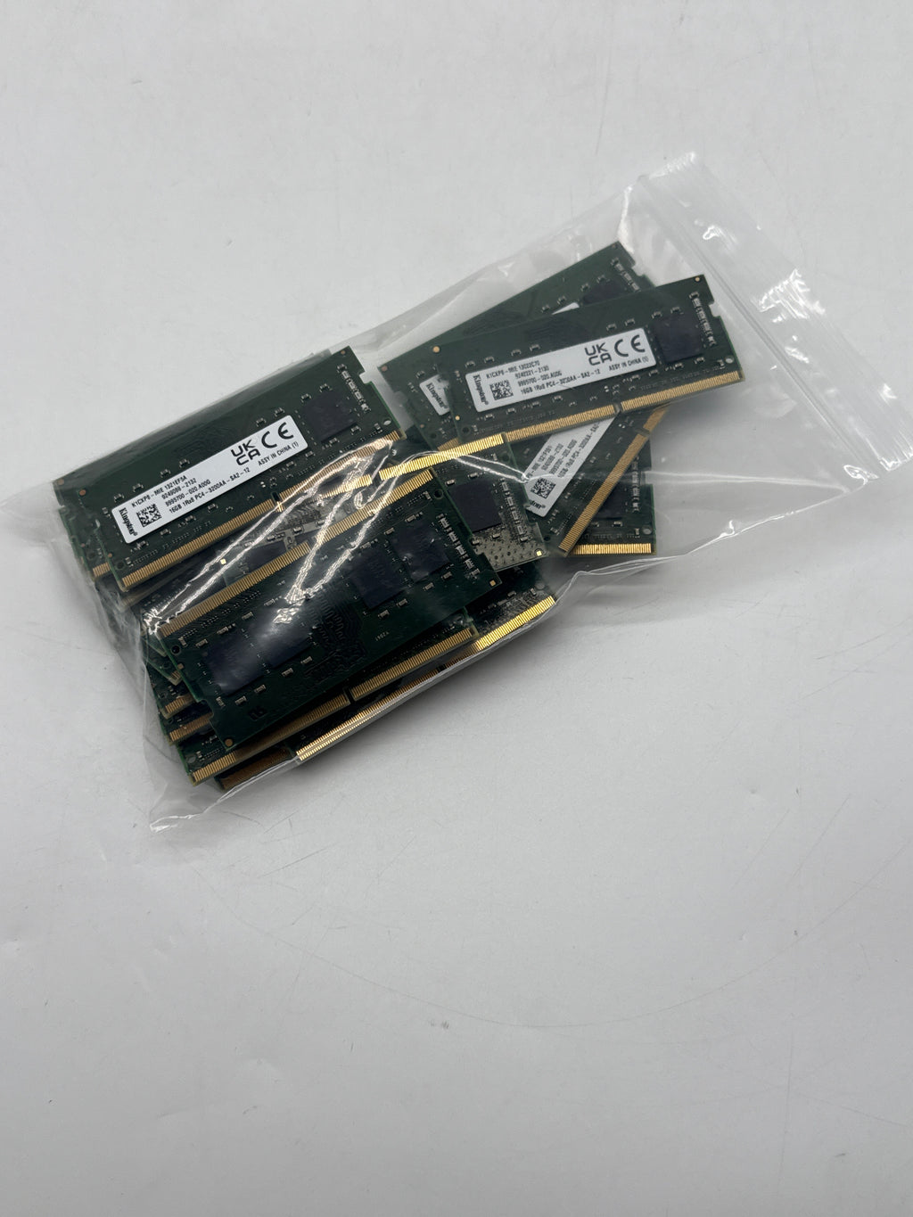 Lot of 23 Kingston 16GB 1Rx8 PC4-3200AA SO-DIMM Laptop Memory K1CXP8  - Used