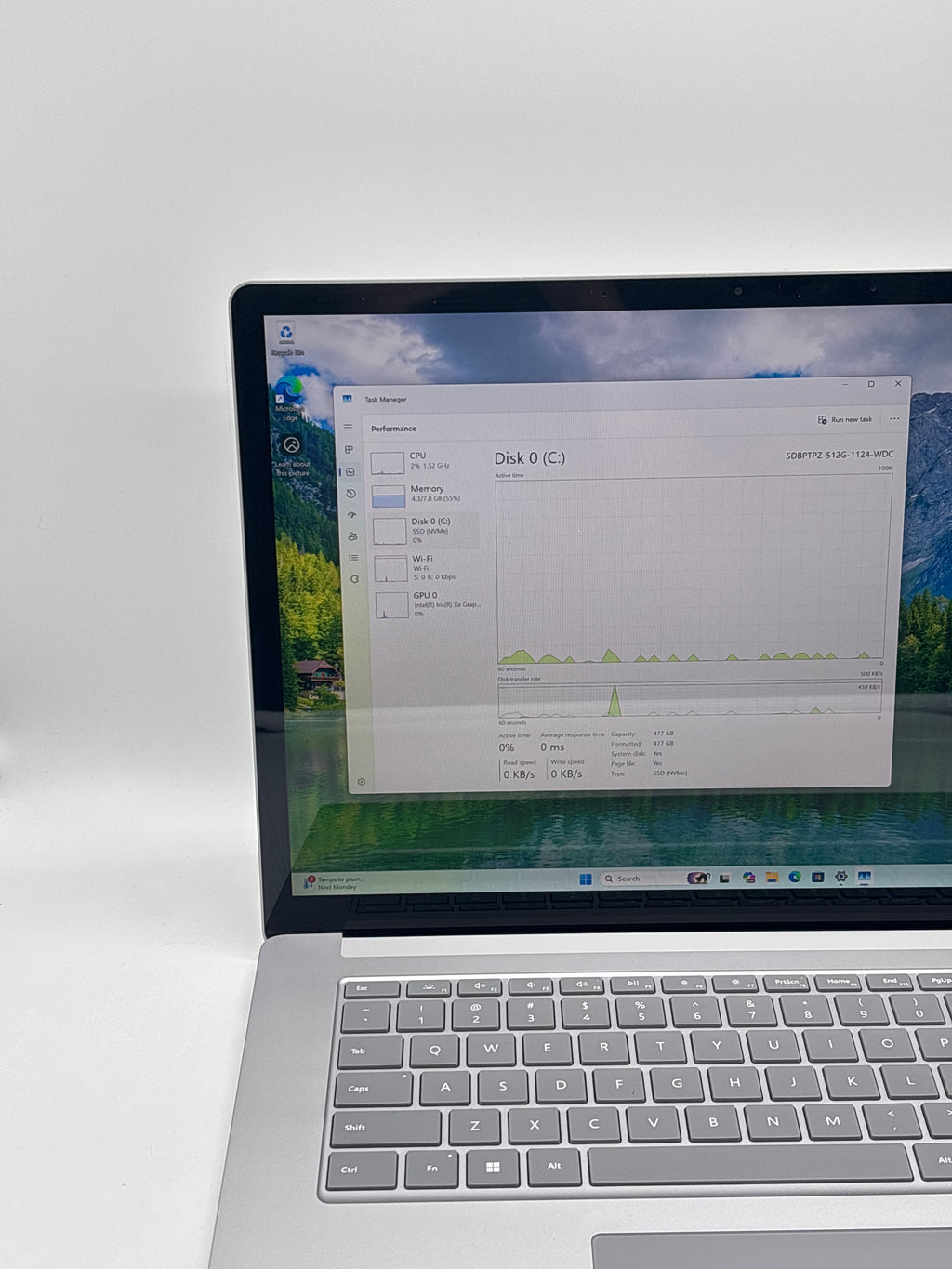 Microsoft Surface Laptop 4 i7-1185G7 8GB RAM 512GB SSD