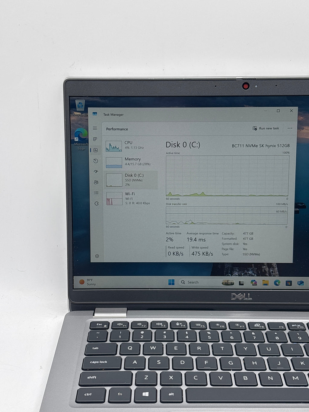 Dell Latitude 5320 13" Intel Core i5-1145G7 16GB RAM 512GB SSD Gray - Used