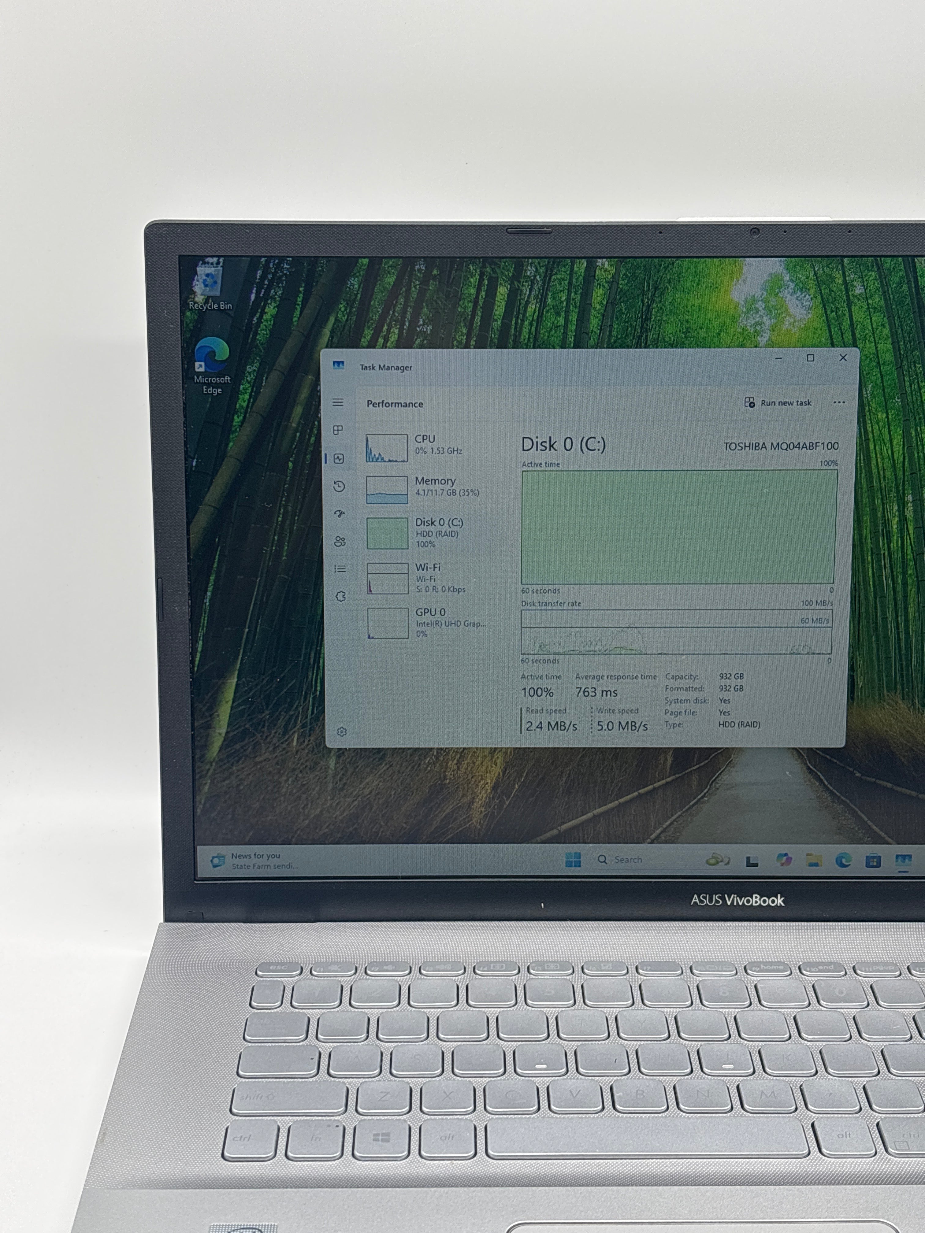 Asus Vivobook X712J i5-1035G1 12GB RAM 1TB HDD
