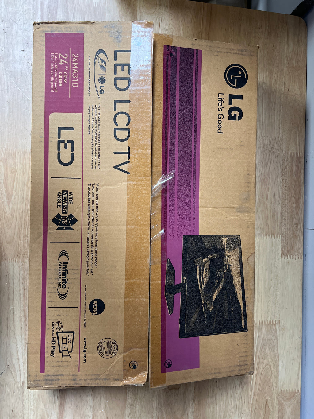 LG 24MA31D 24 Inch 720p HD Ready LED LCD TV Monitor - New