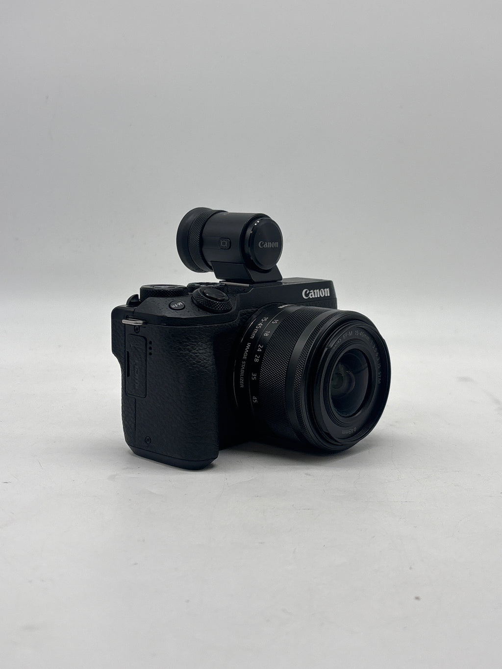Canon EOS M6 Mark II Mirrorless w/ EF-M 15-45mm Lens Black - Used