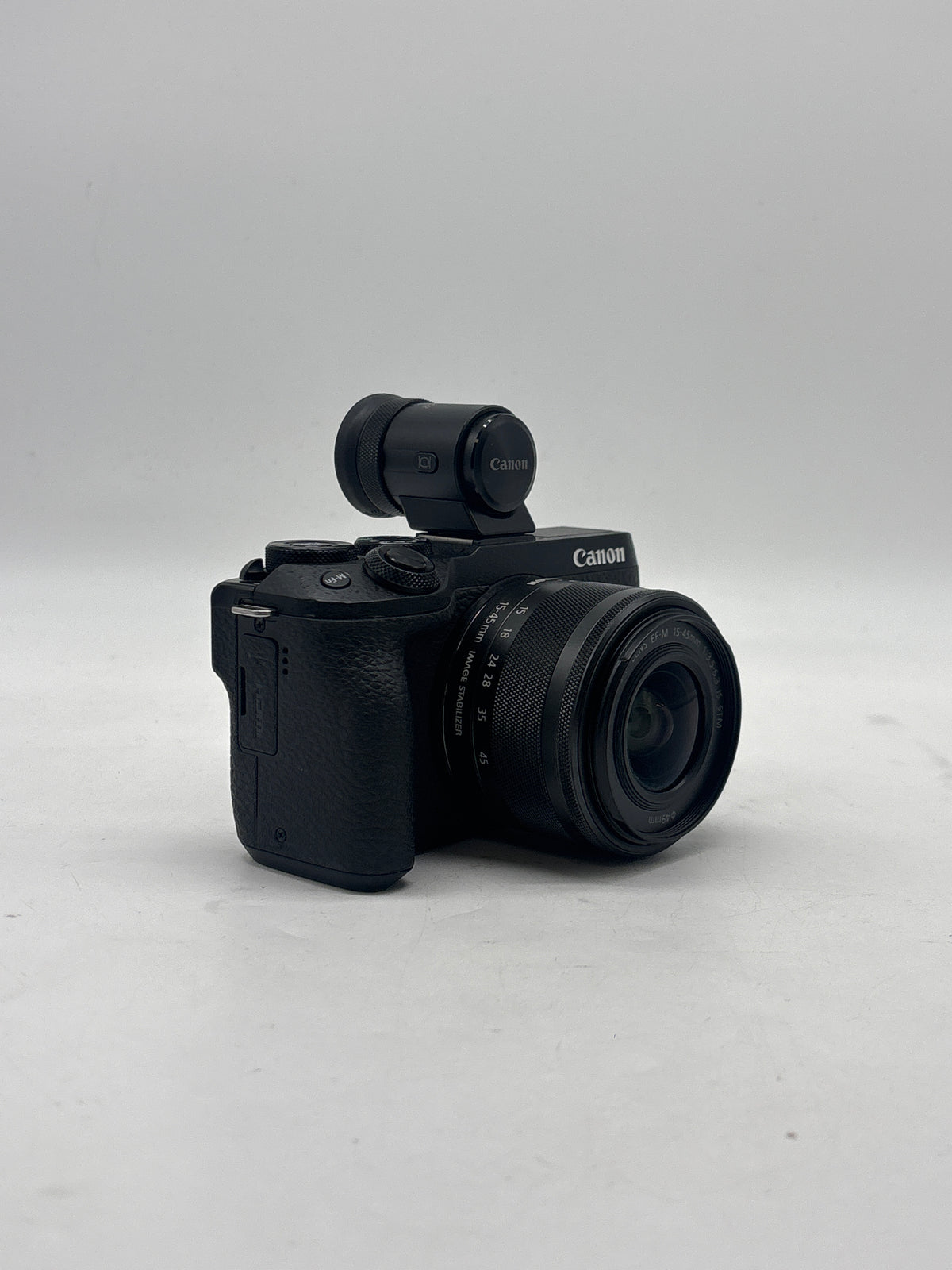 Canon EOS M6 Mark II Mirrorless w/ EF-M 15-45mm Lens Black - Used