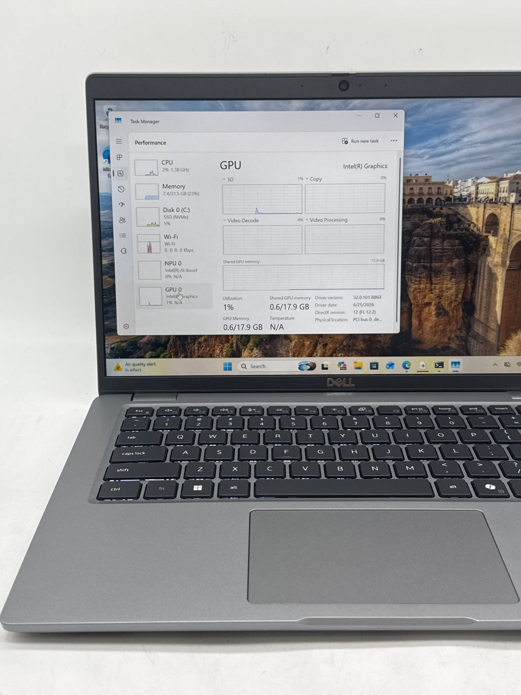 Dell Latitude 5450 14" Intel Core Ultra 7 165U 32GB RAM 256GB SSD - READ