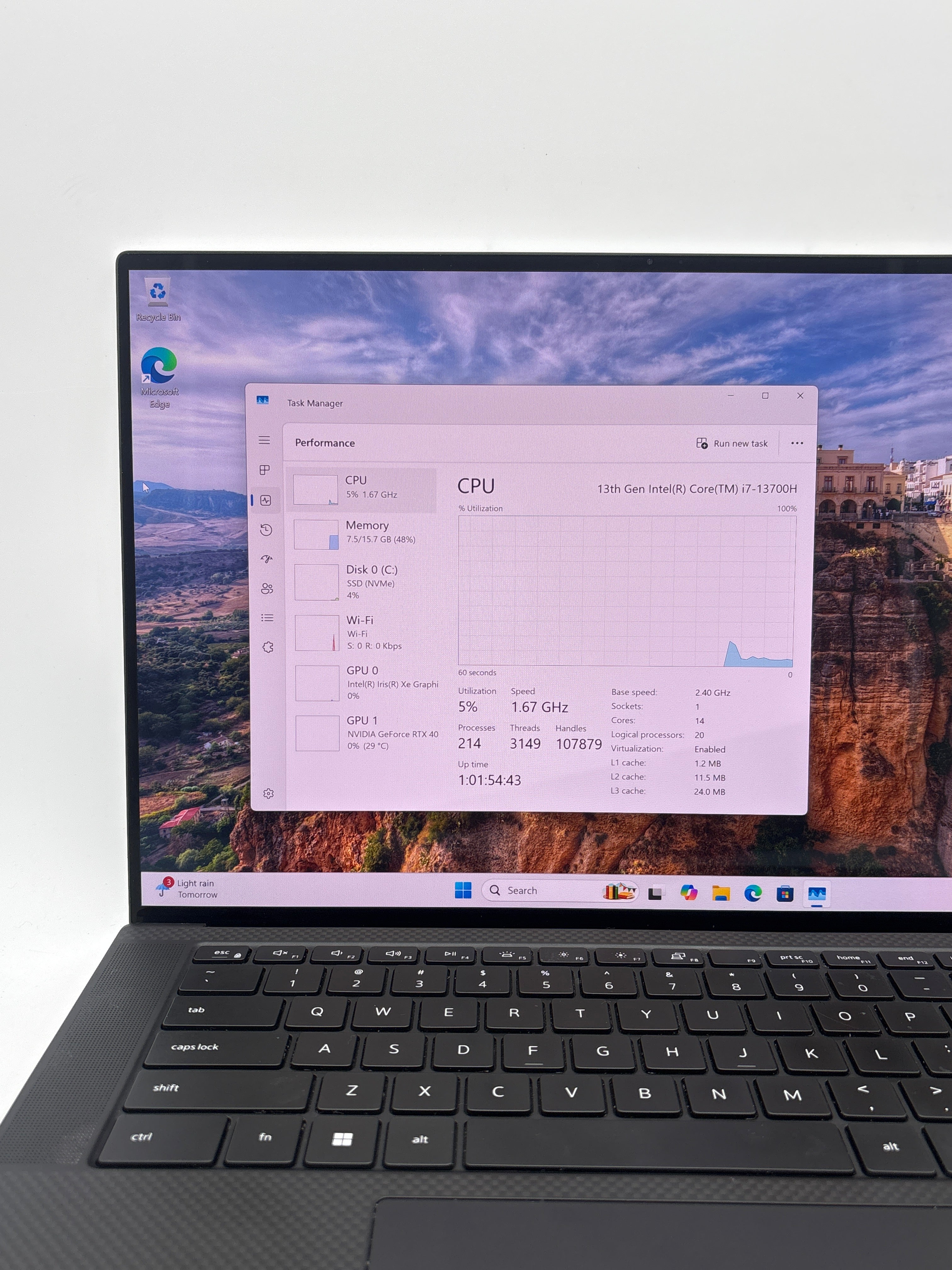 Dell XPS 15 9530 i7-13700H 16GB RAM 512GB SSD GeForce RTX 4060 - Used