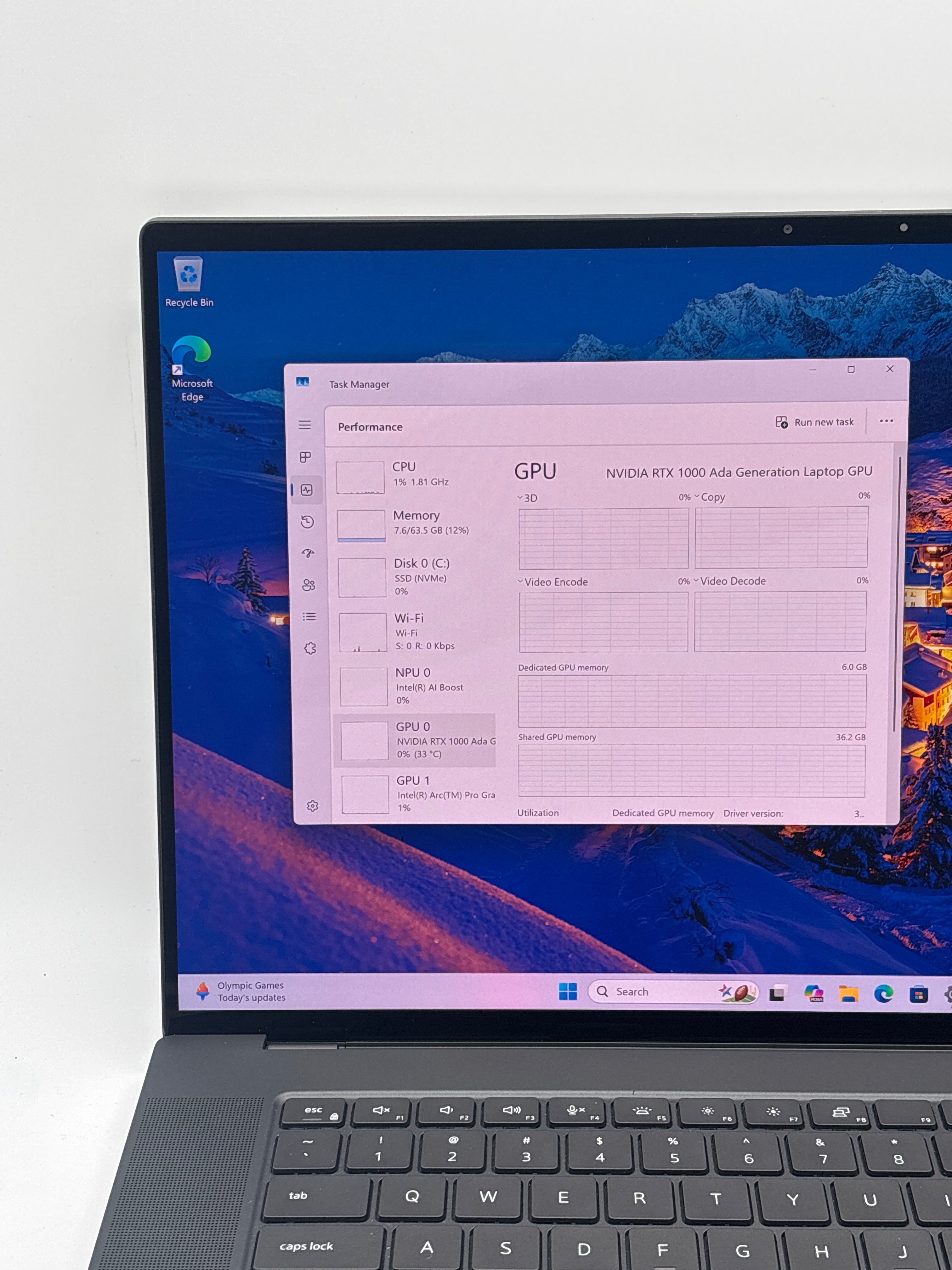 Dell Precision 5690 Ultra 7 165H 64GB RAM 512GB SSD RTX 1000 Ada - Warranty (April 2028)