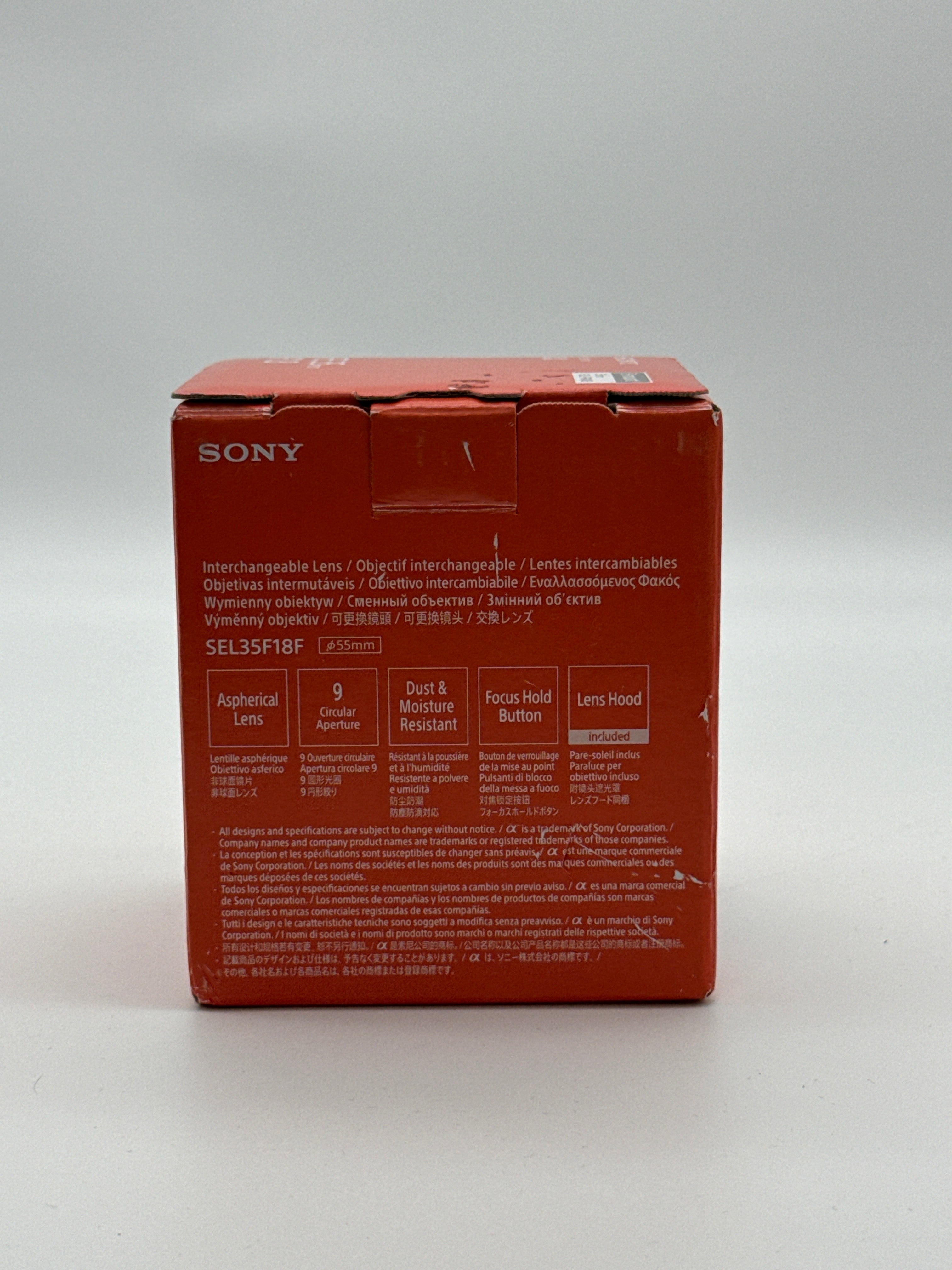 Sony FE 35mm f/1.8 SEL35F18F Wide Angle Prime Sony E Mount - New