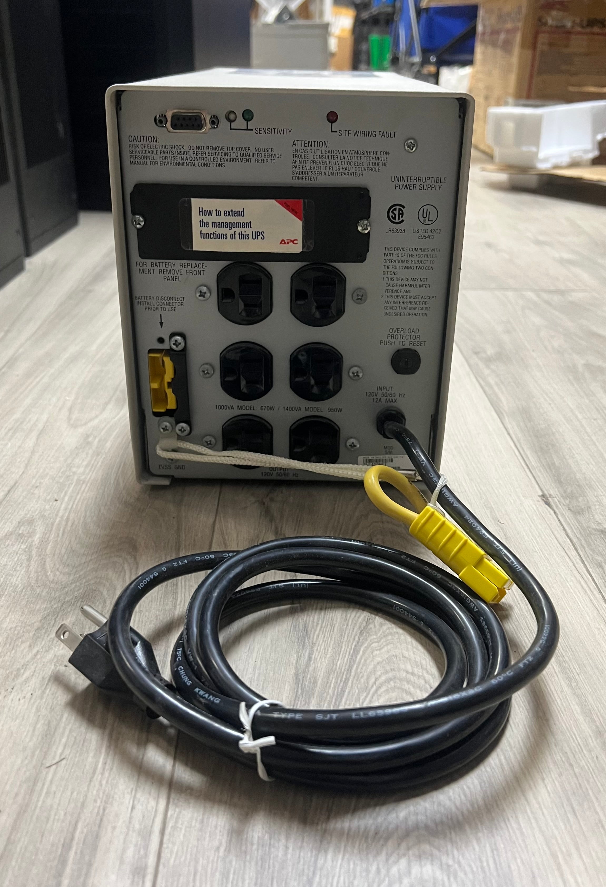 APC Smart UPS SU1400NET UPS - Open Box
