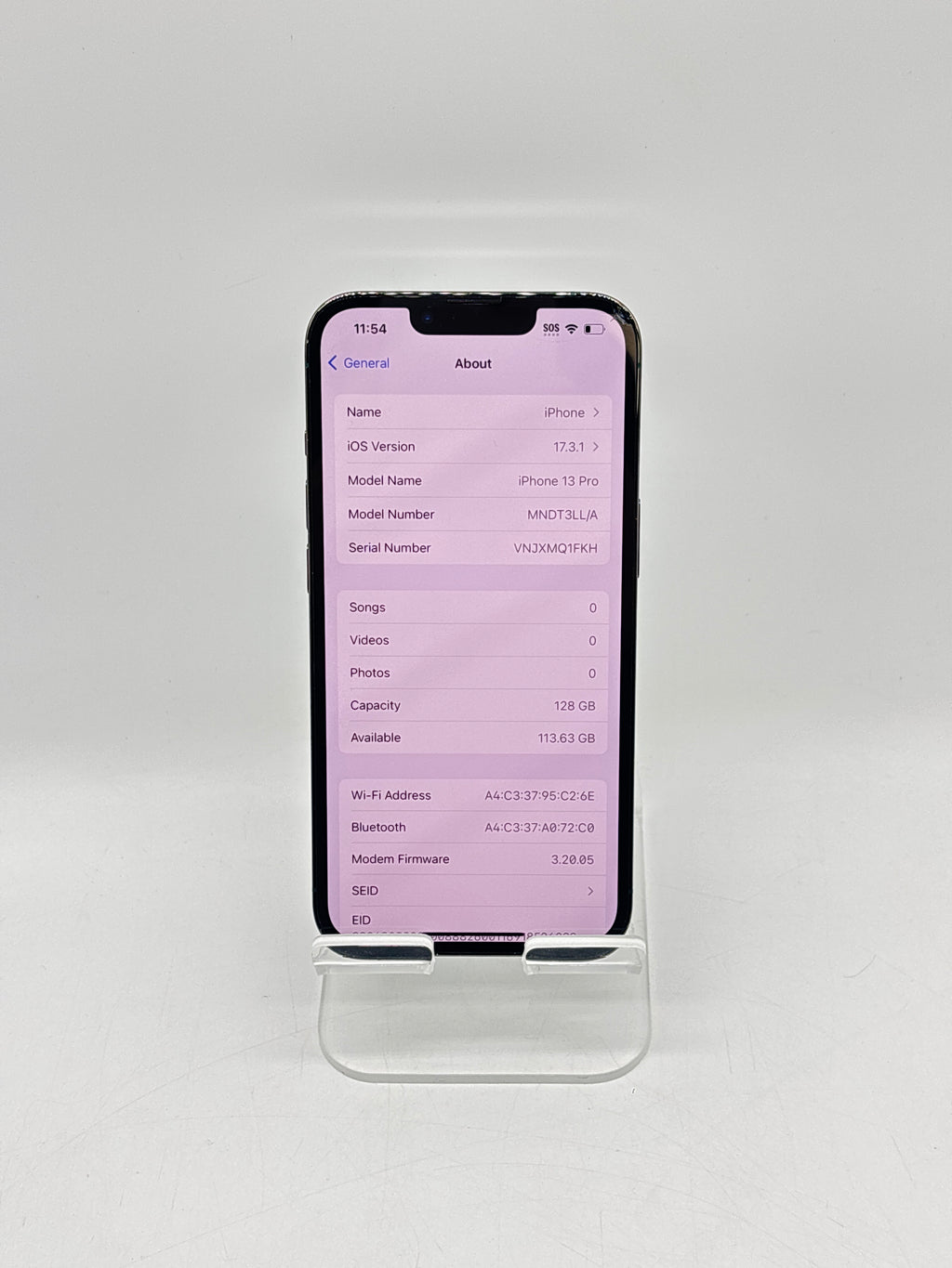 Apple iPhone 13 Pro 6.1 in 128 GB Green Unlocked - Crack on Screen