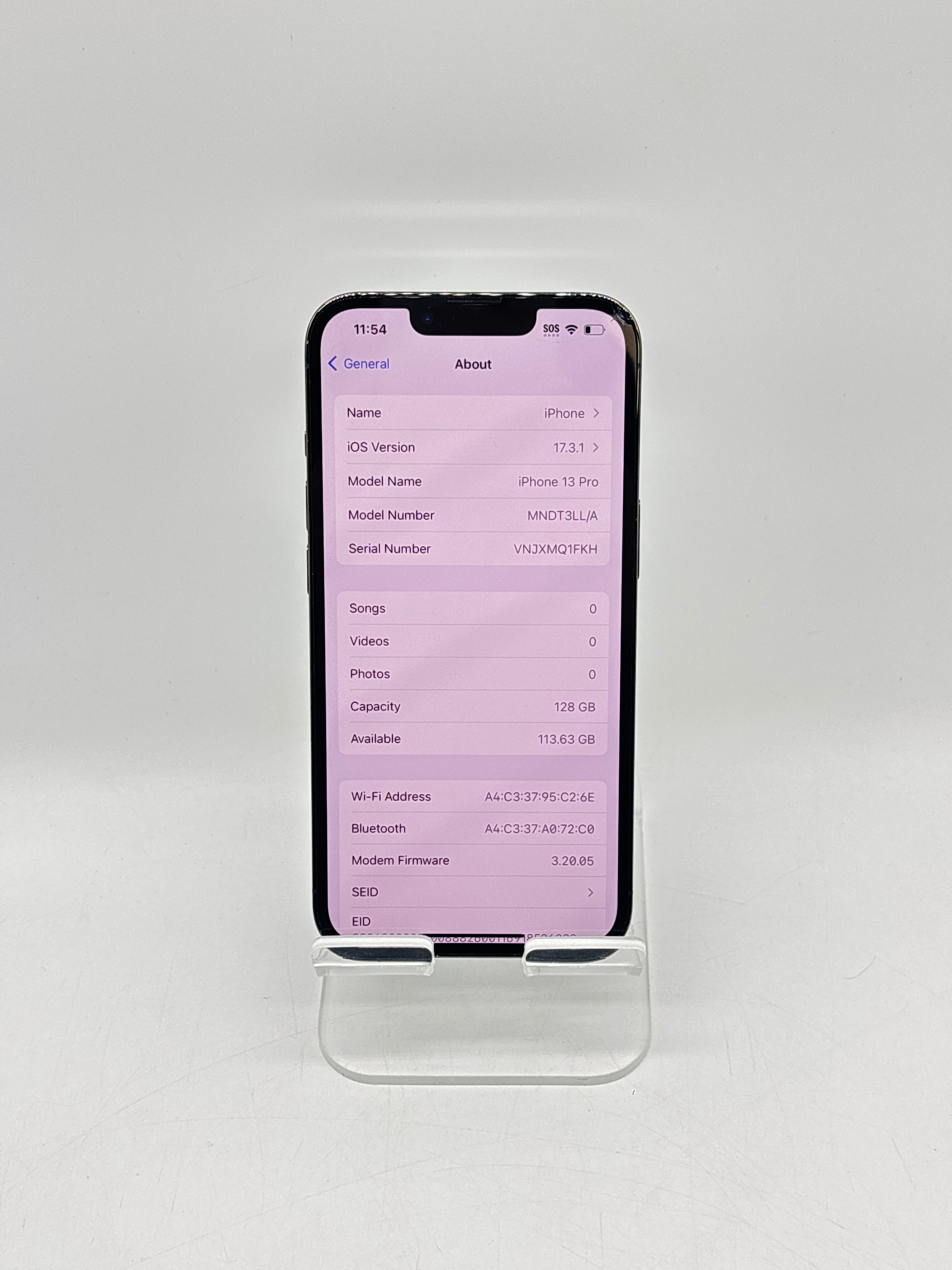 Apple iPhone 13 Pro 6.1 in 128 GB Green Unlocked - Crack on Screen