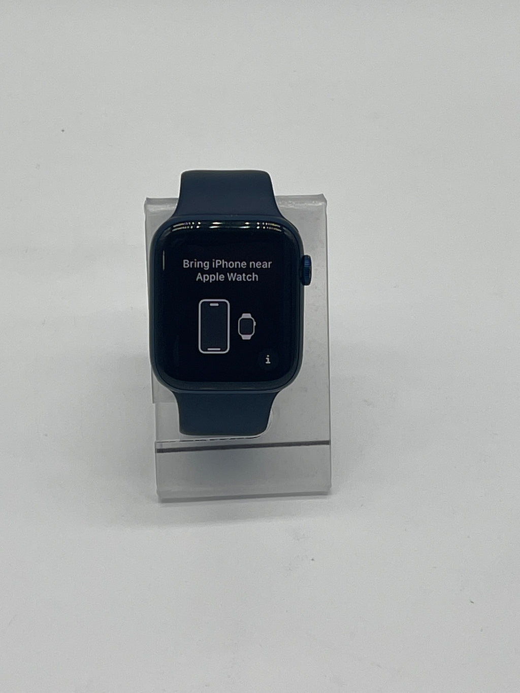 Apple Watch Series 6 44mm Blue Aluminum GPS A2292 Unlocked Sport Band Used