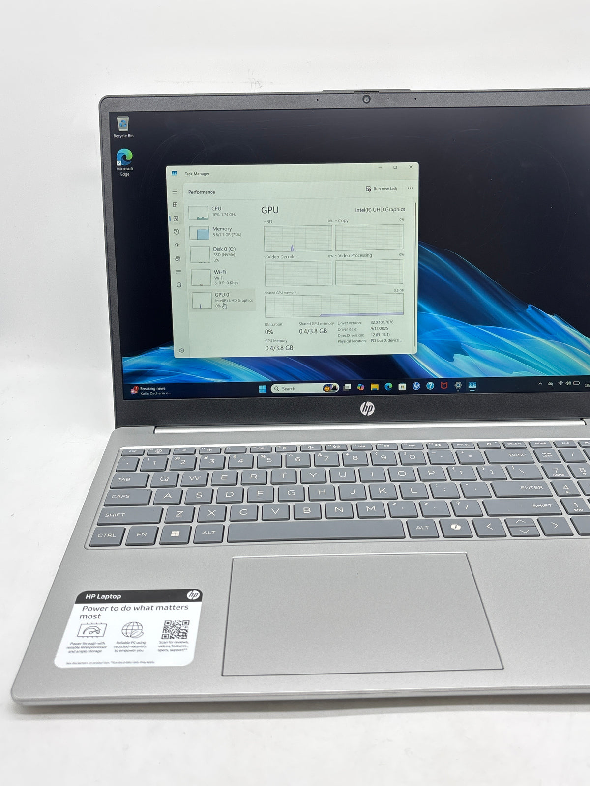 HP Laptop 15-fd0154wm i5-1334U 8GB RAM 512GB SSD 15in - Used