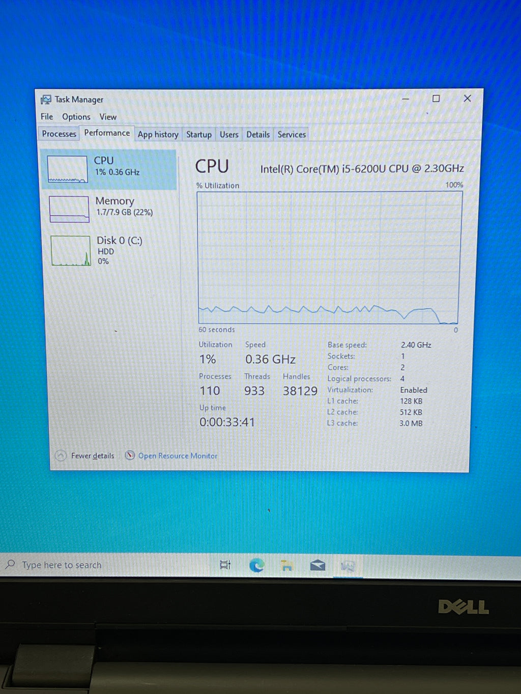 Dell Inspiron 5759 i5-6200U 8GB RAM 1TB HDD - For Parts (Read DESC)