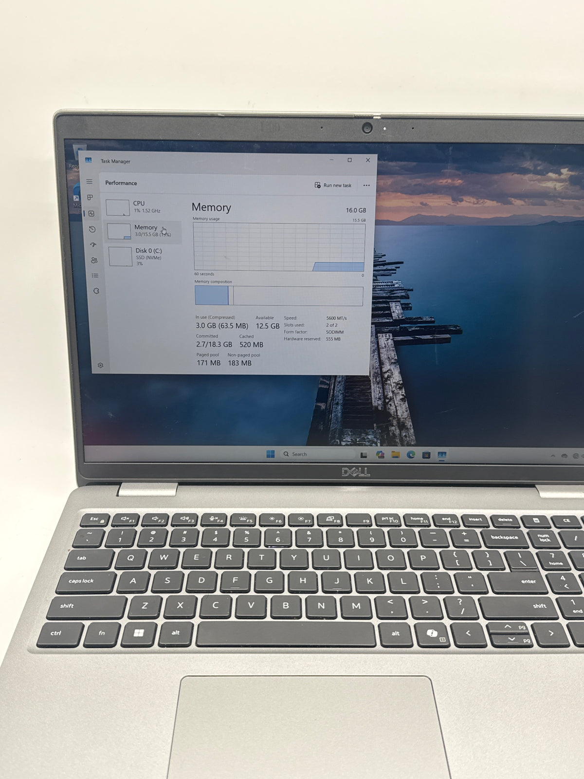 Dell Latitude 5550 15" Ultra 7 155U 16GB RAM 512GB SSD - Used