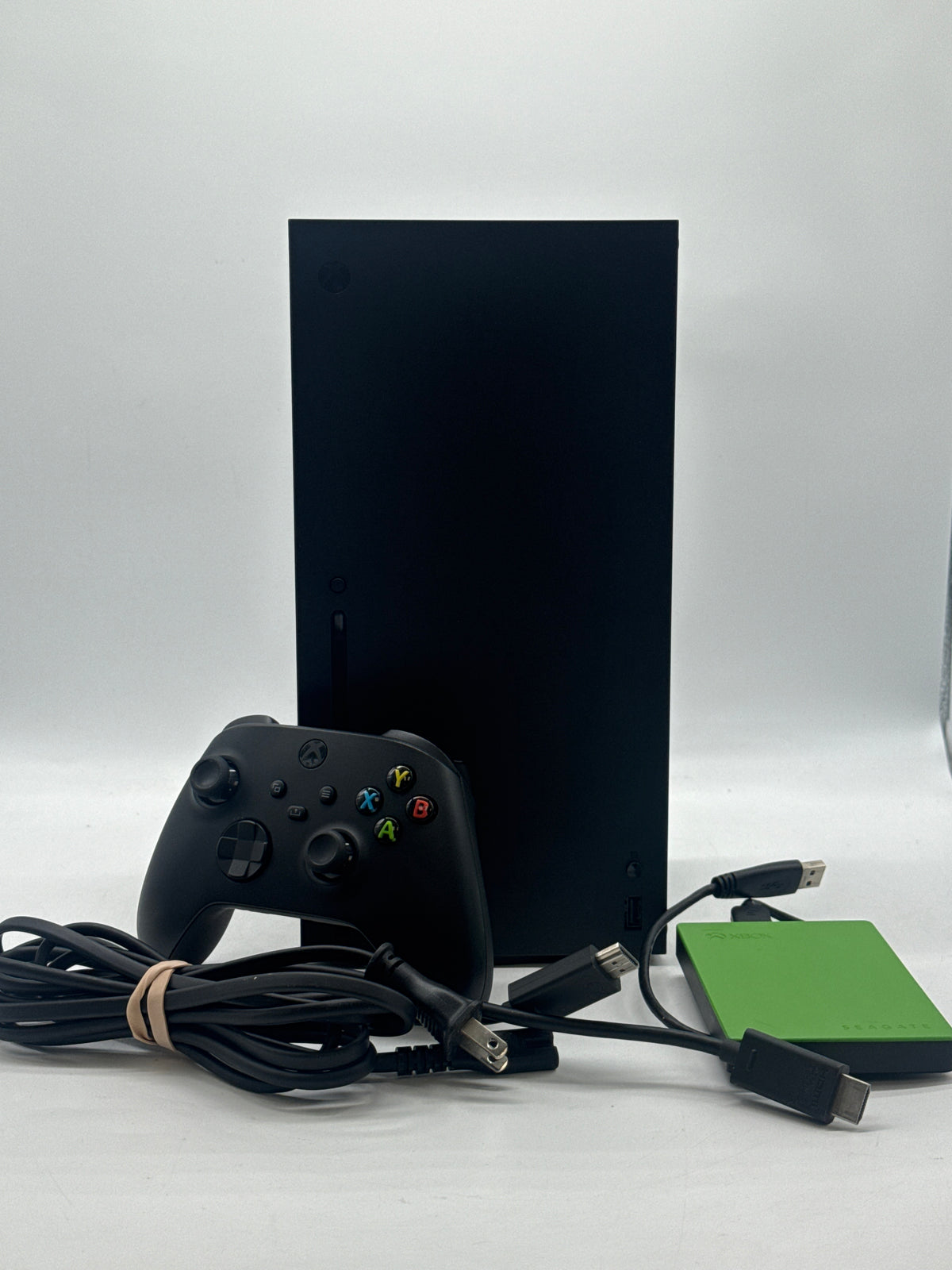 Microsoft Xbox Series X 1TB SSD Black w/ Seagate 2TB Game Drive - Used