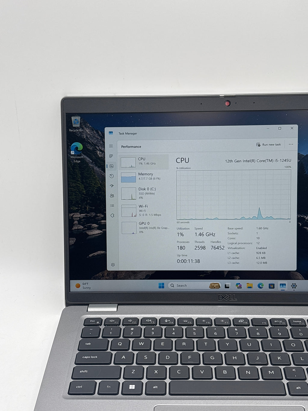 Dell Latitude 5430 i5-1245U 8GB RAM 256GB SSD - Cellular