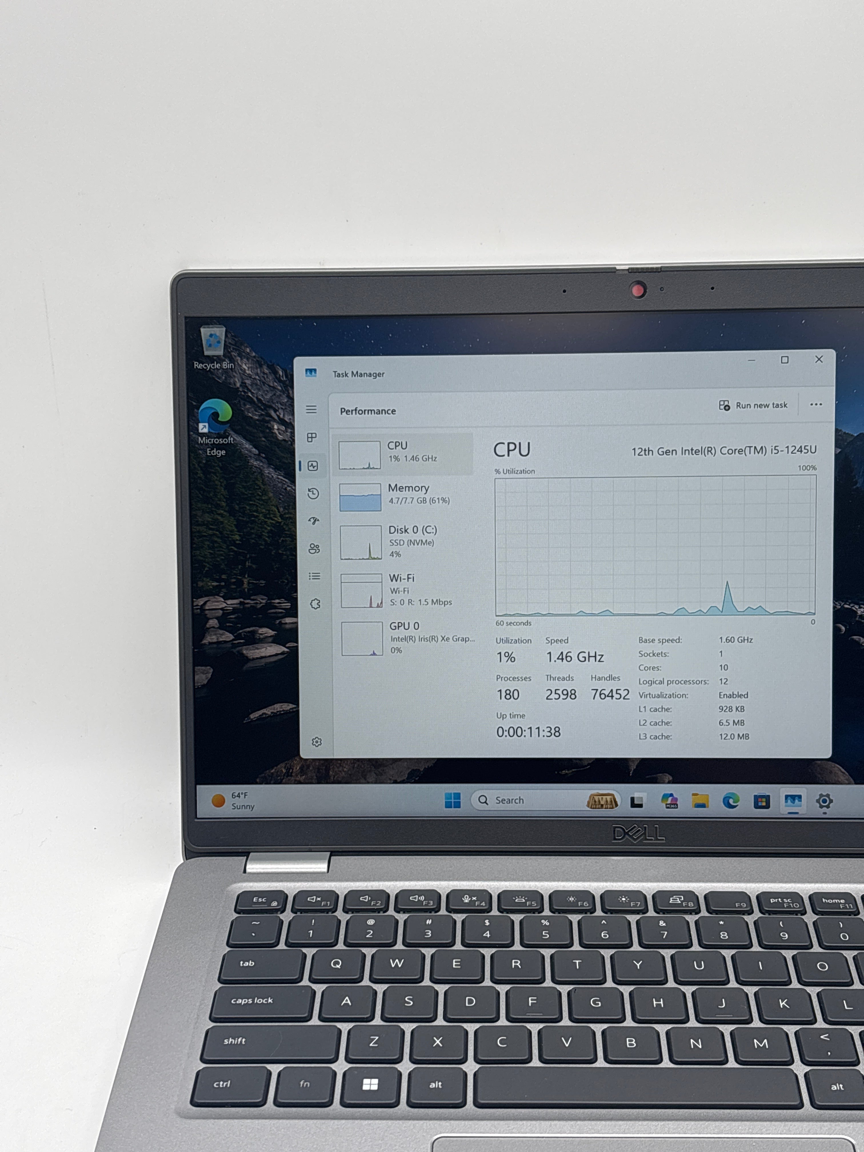 Dell Latitude 5430 i5-1245U 8GB RAM 256GB SSD - Cellular