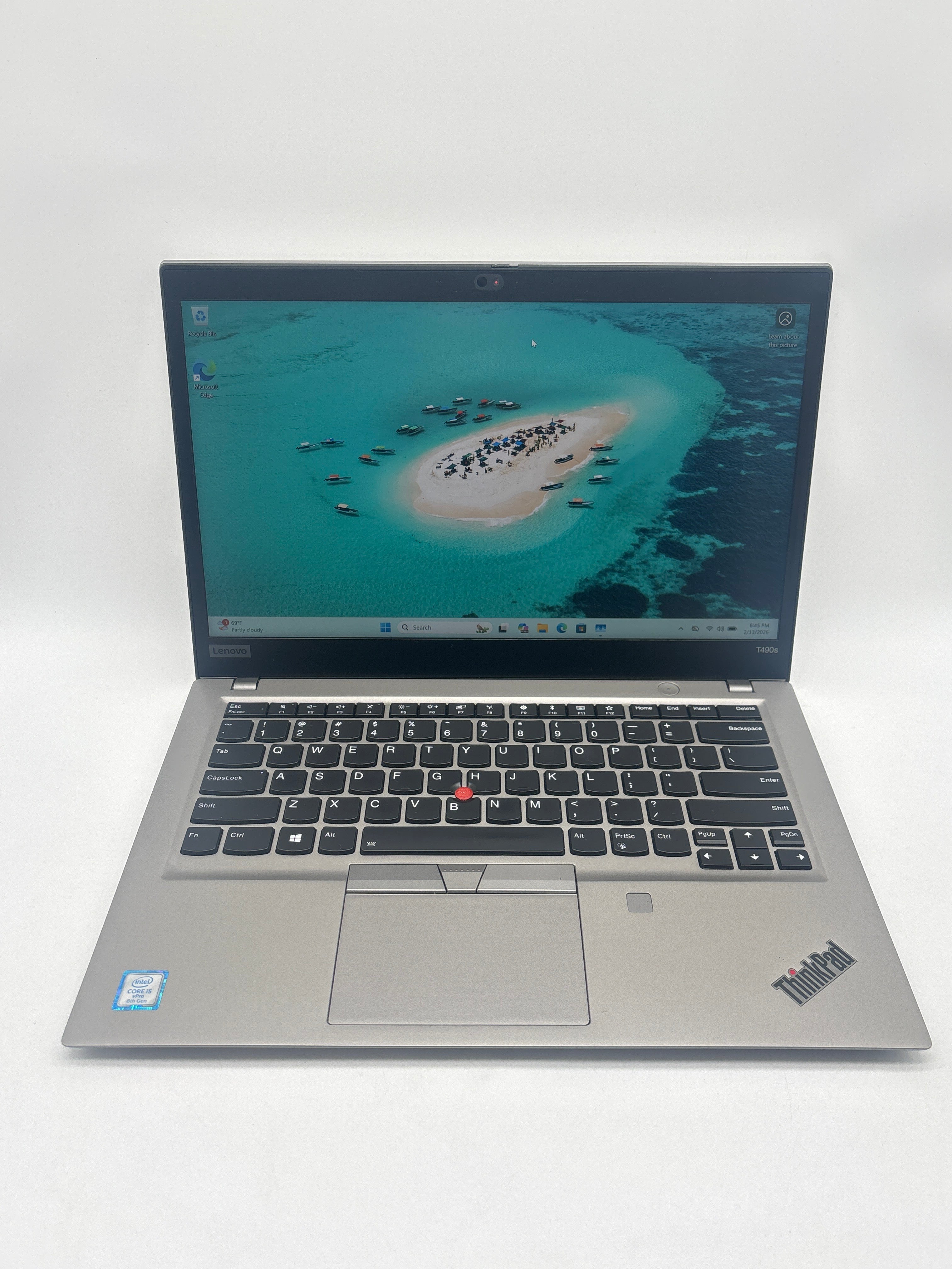 Lenovo T490S i5-8365U 16GB RAM 256GB SSD - For Parts (Left Click Issue)