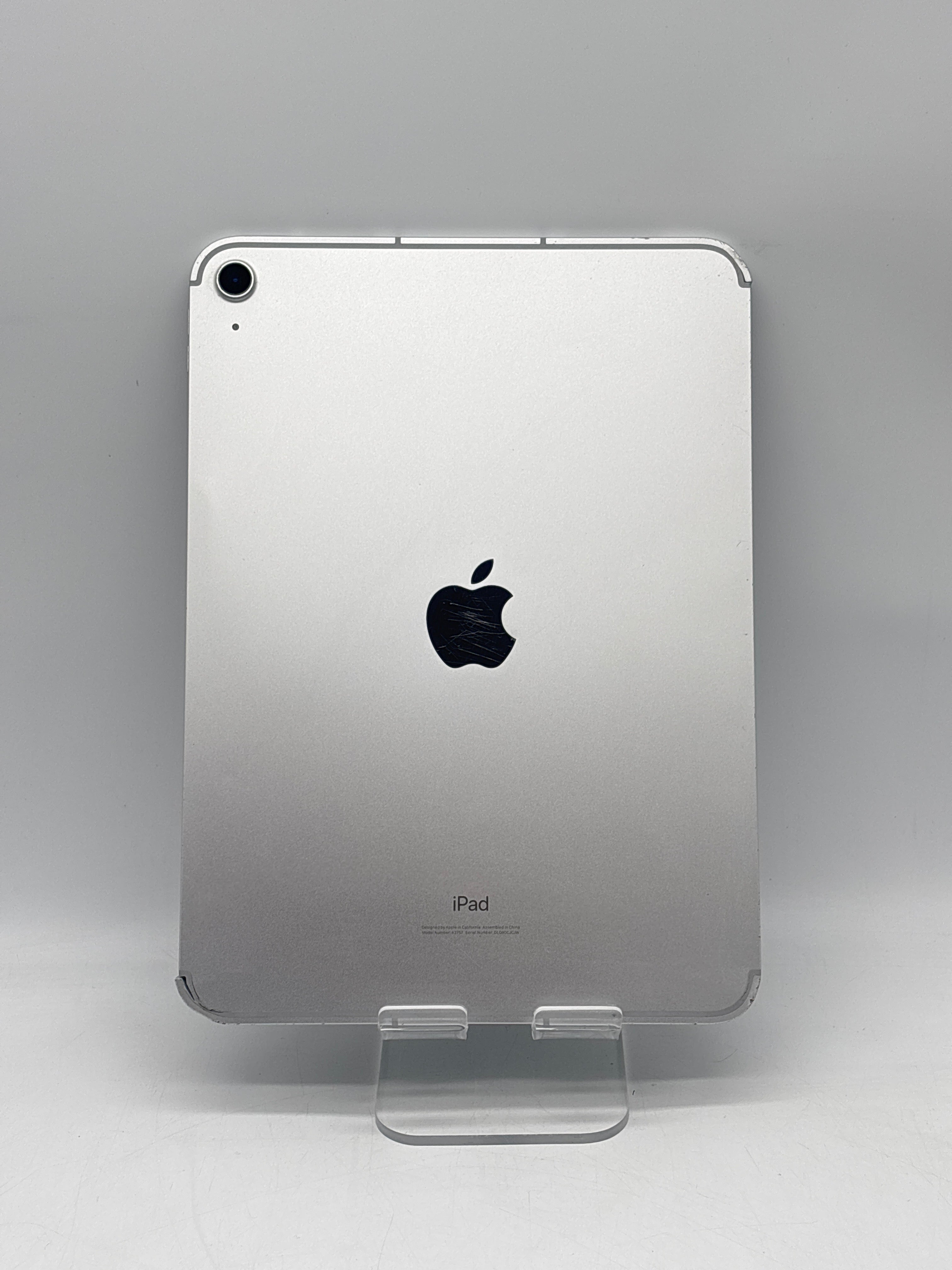 Apple iPad 10th Gen A2757 64GB Silver - Cracked Screen, Fingerprint Scanner not working