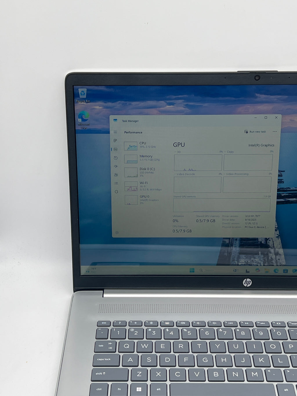 HP 17-cn4153cl 17" Core 5 120 16GB RAM 1TB SSD Touchscreen - Used