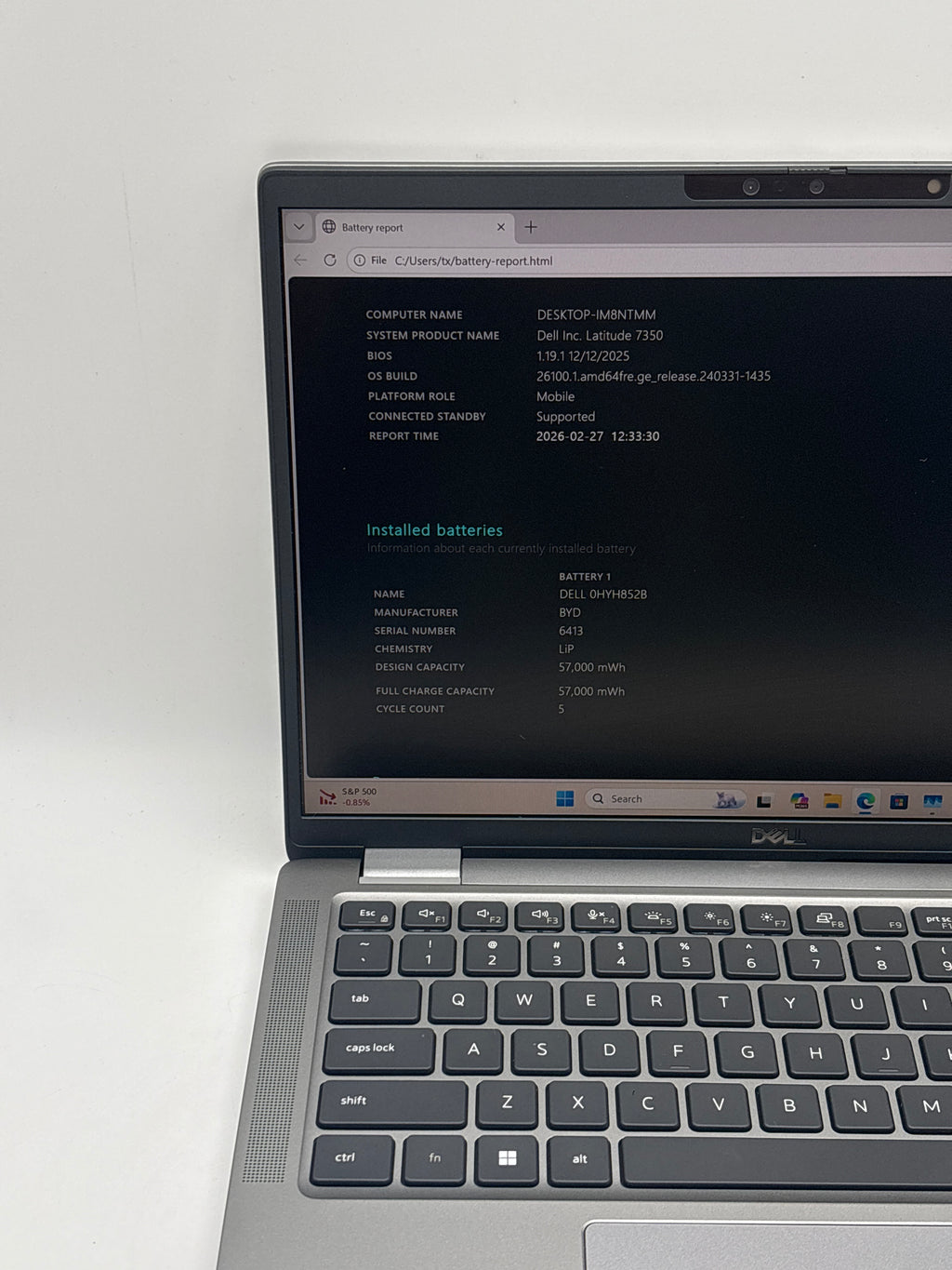 Dell Latitude 7350 Touch Ultra 7 165U 16GB RAM 512GB SSD