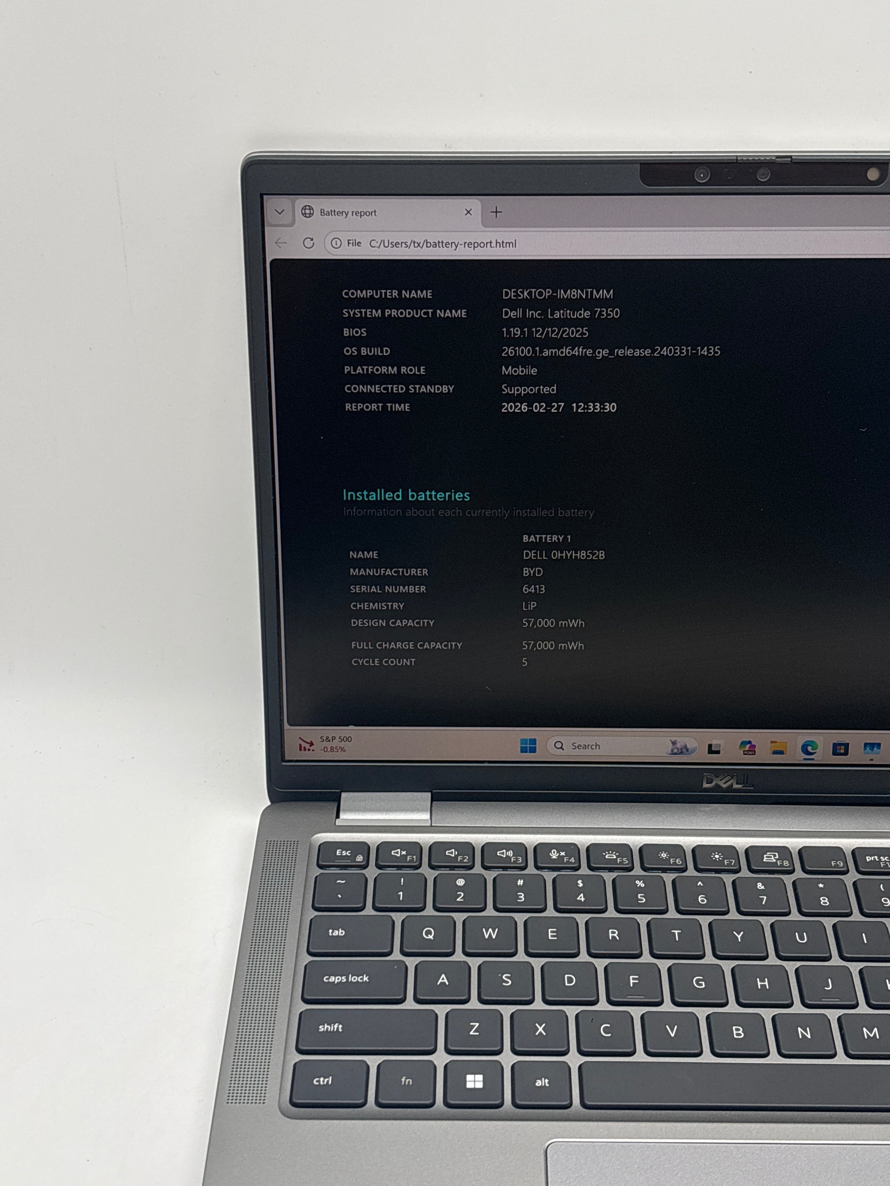 Dell Latitude 7350 Touch Ultra 7 165U 16GB RAM 512GB SSD