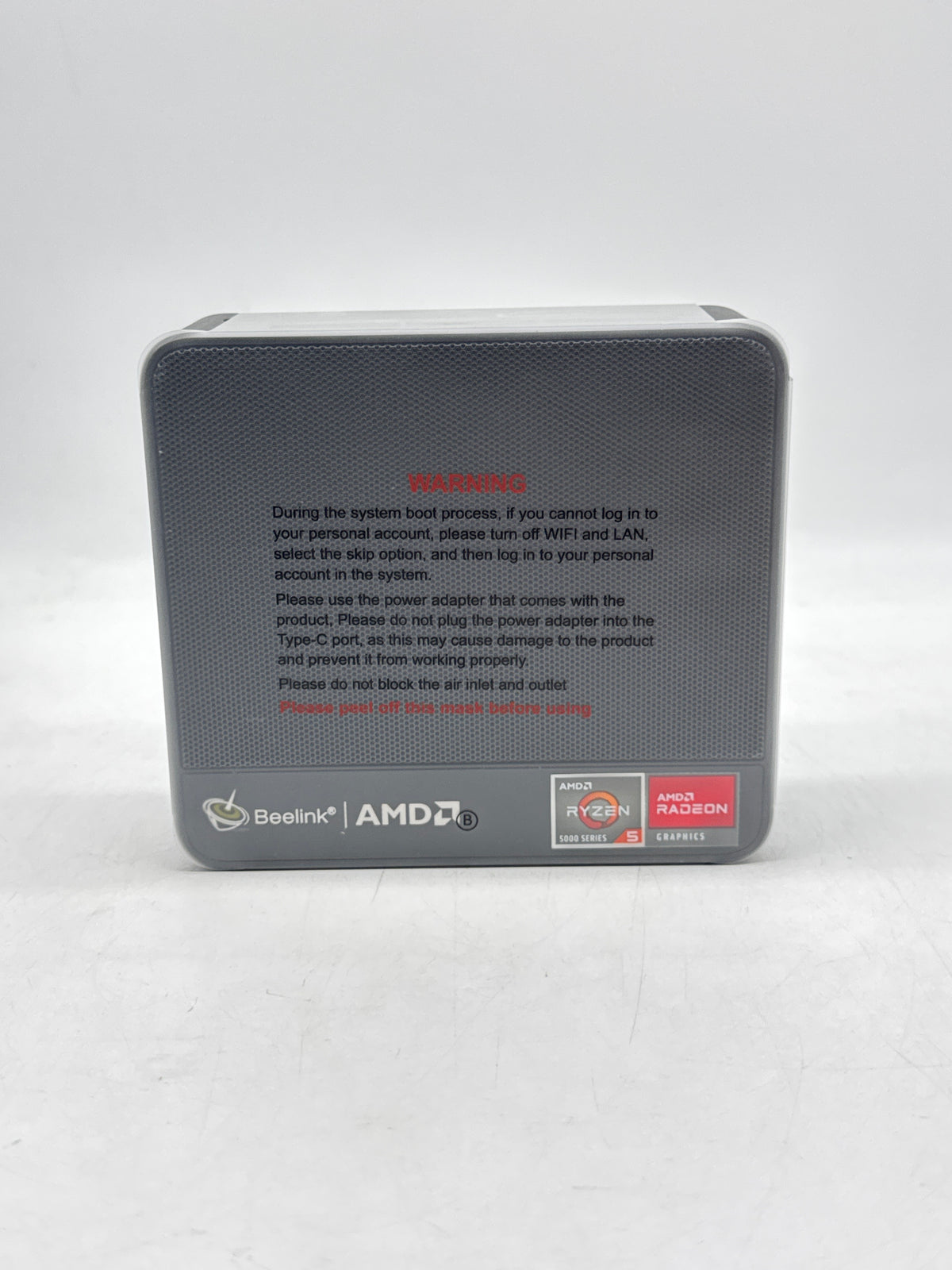 Beelink SER5 Pro Mini PC Ryzen 5 5600H 32GB RAM 500GB NVMe SSD WiFi 6 - Open Box