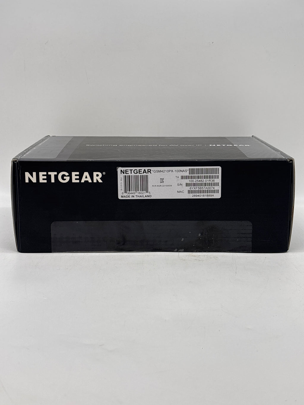Netgear Avline GSM4210PX-100NAS Wired Router Black - New In Box