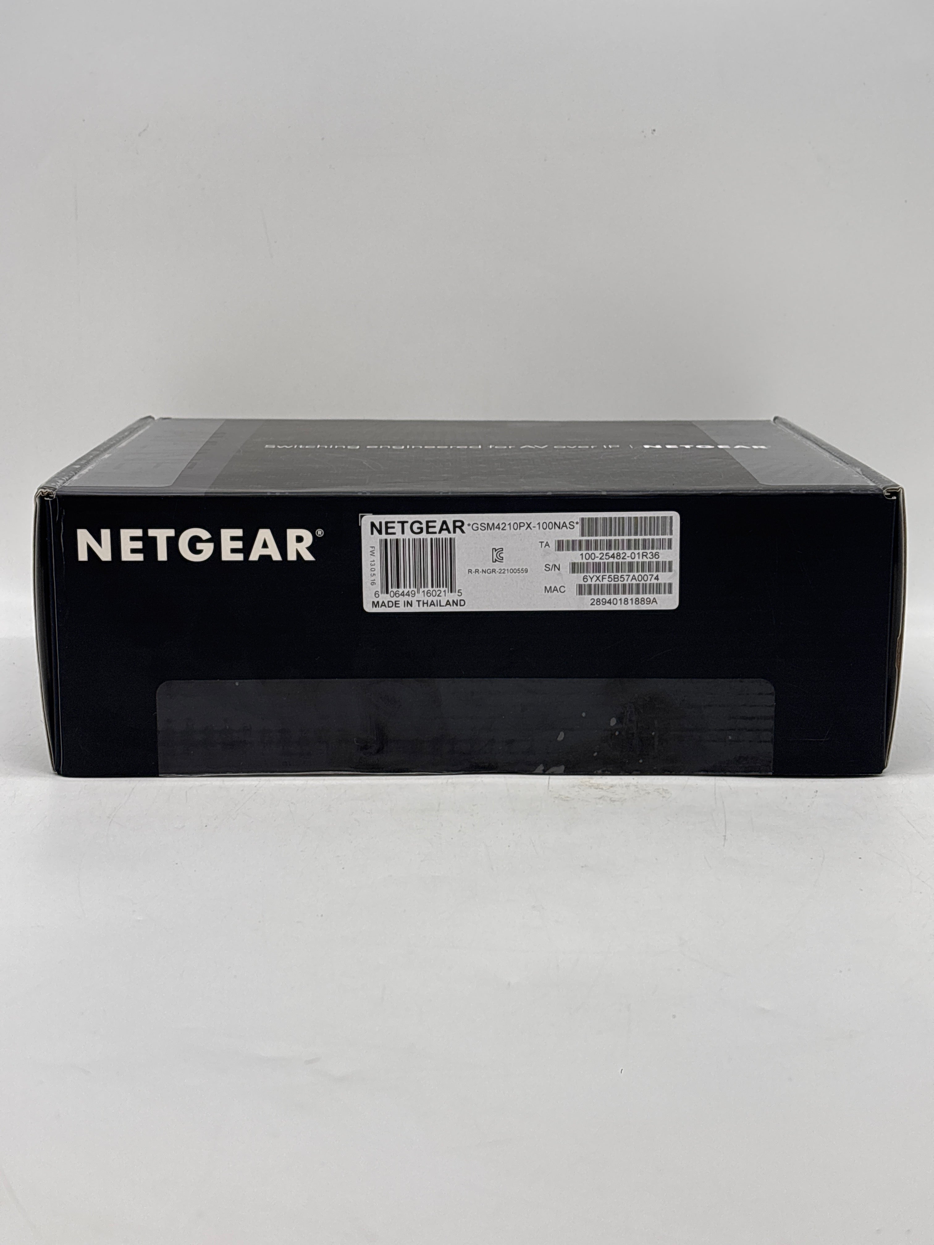 Netgear Avline GSM4210PX-100NAS Wired Router Black - New In Box