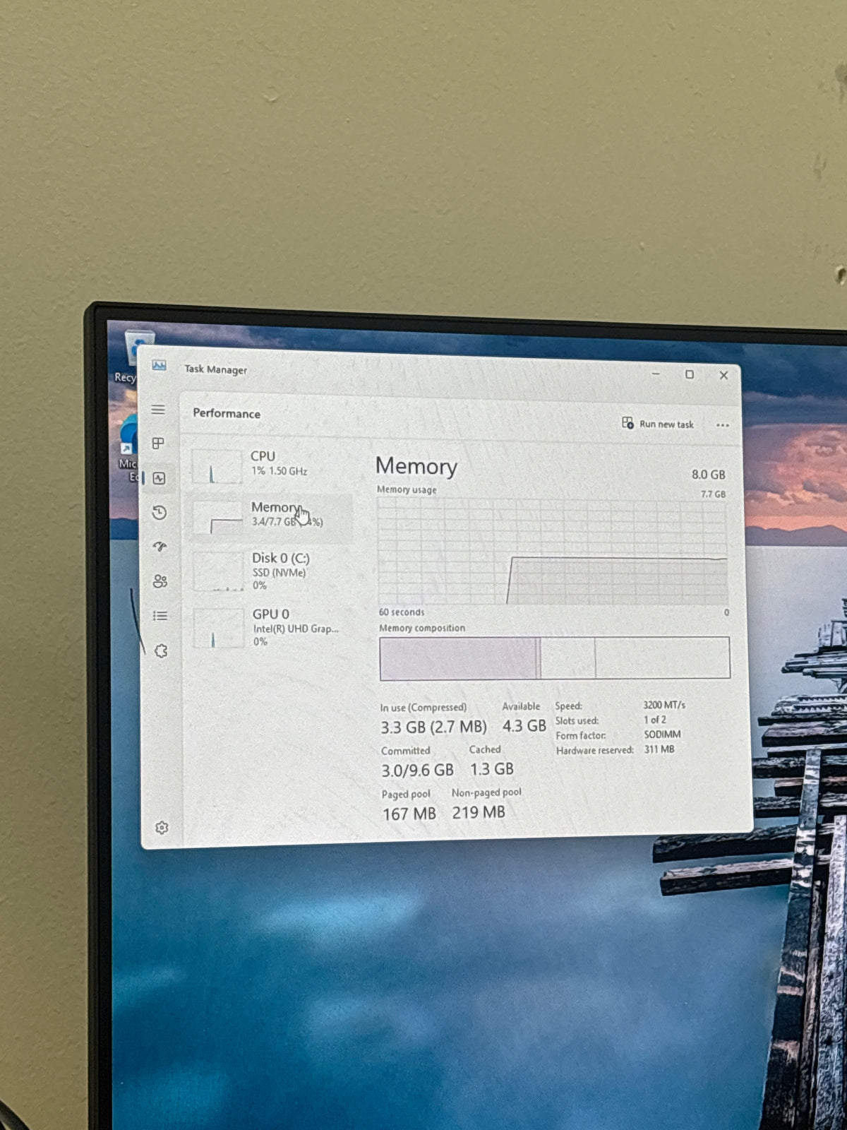 Dell OptiPlex 3000 Micro i5-12500T 8GB RAM 256GB NVMe SSD Black Win11 - Used