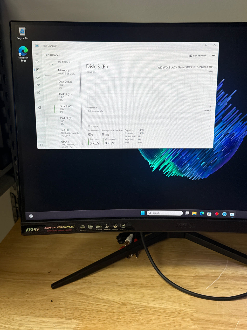 HP Omen 45L Ryzen 9 7900X 64GB RAM 4TB HDD + 4TB SSD RTX 4090 (24GB)