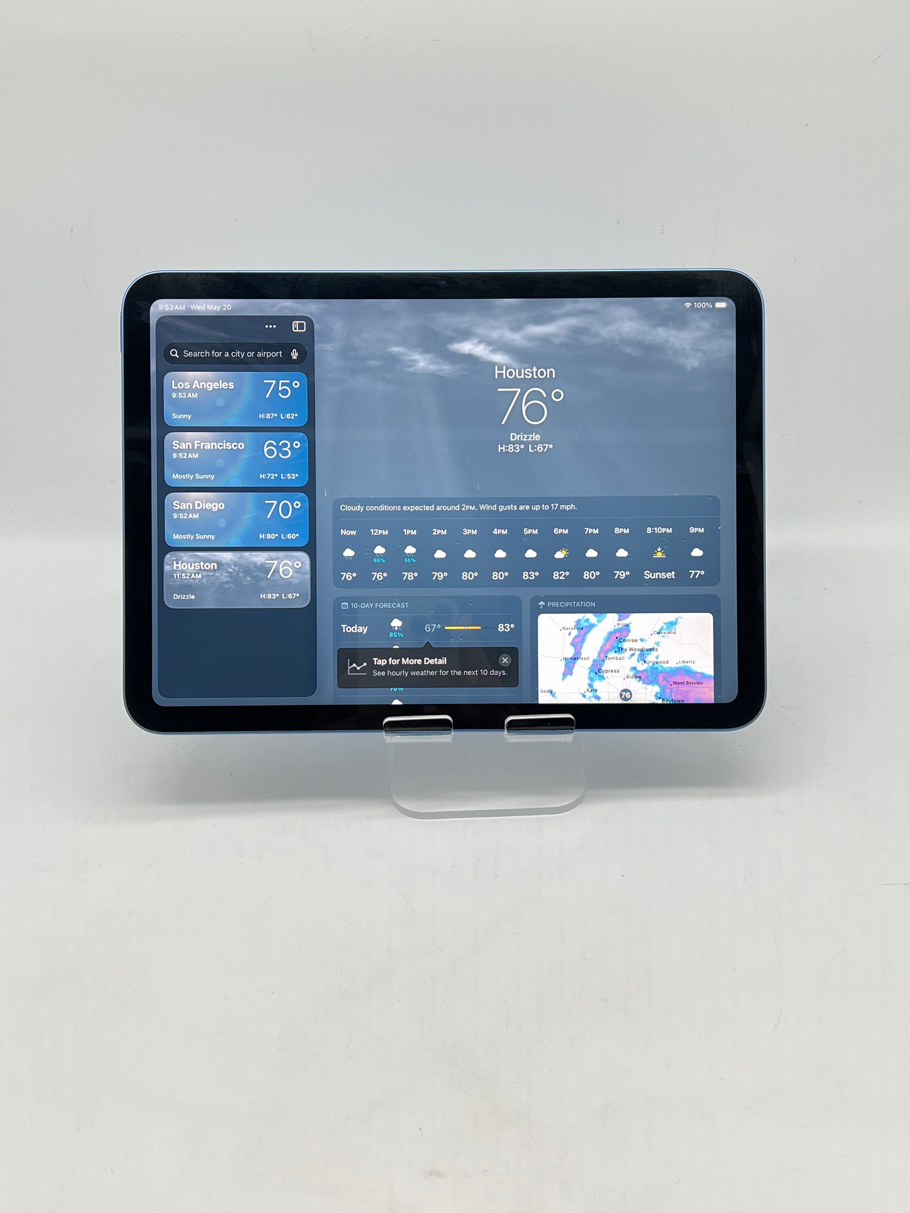 Apple iPad A16 11th Gen 128GB Wi-Fi Blue MD4A4LL/A - Used