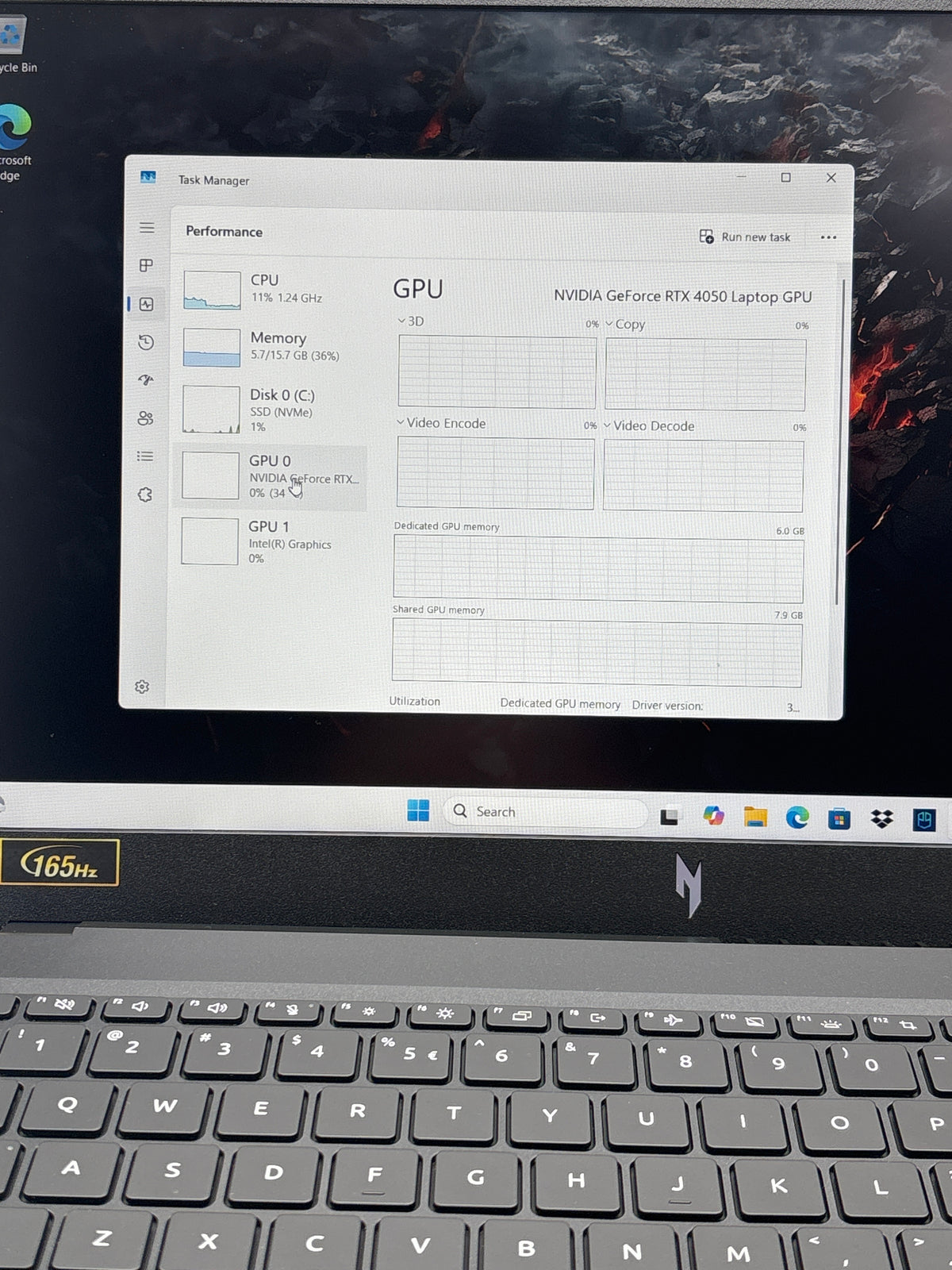 Acer N23Q22 15.6" Core 5 210H 16GB RAM 512GB SSD RTX 4050 Black - New (No Box)