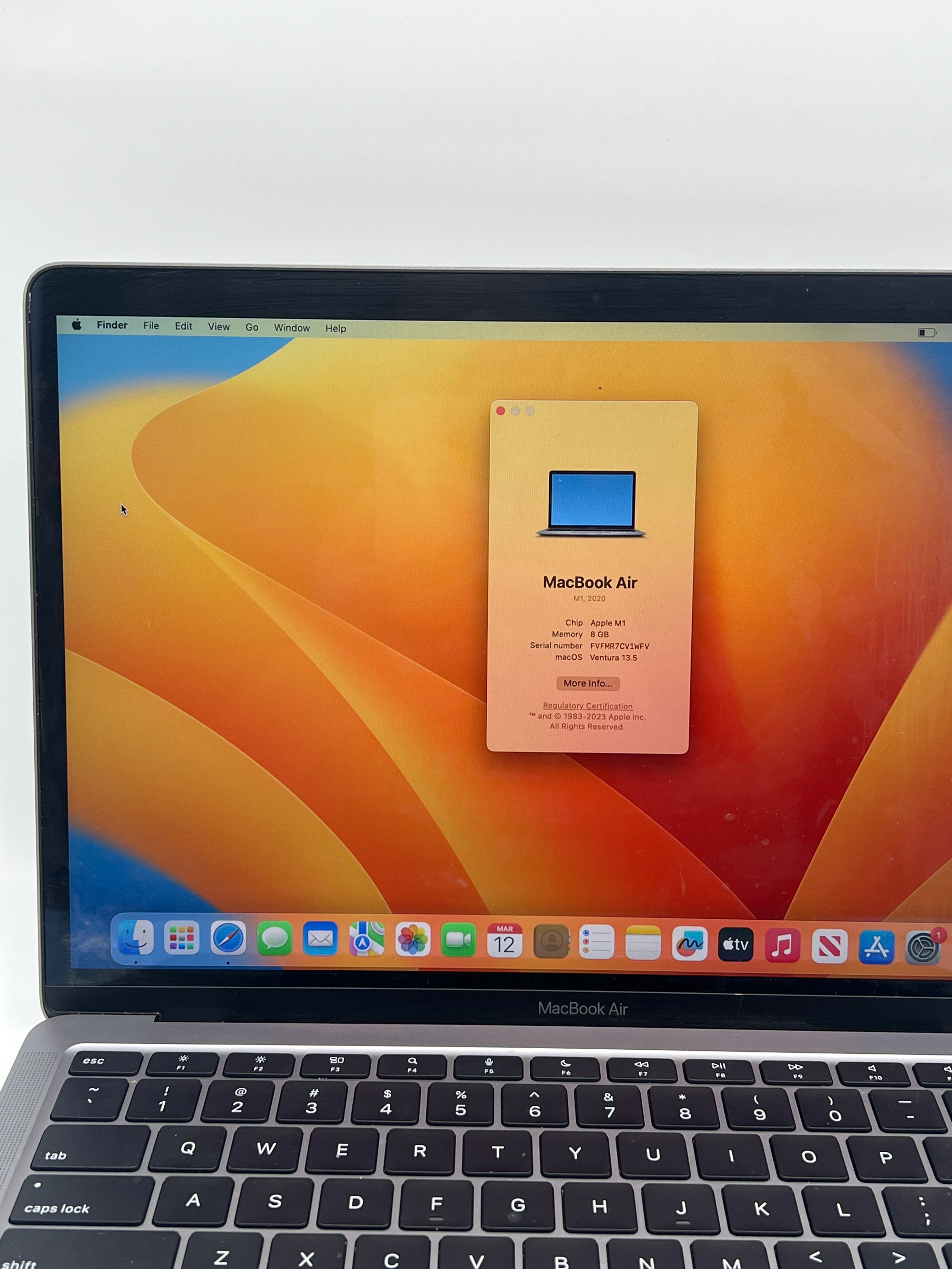 Apple MacBook Air 13" A2337 M1 8GB RAM 256GB SSD - Used