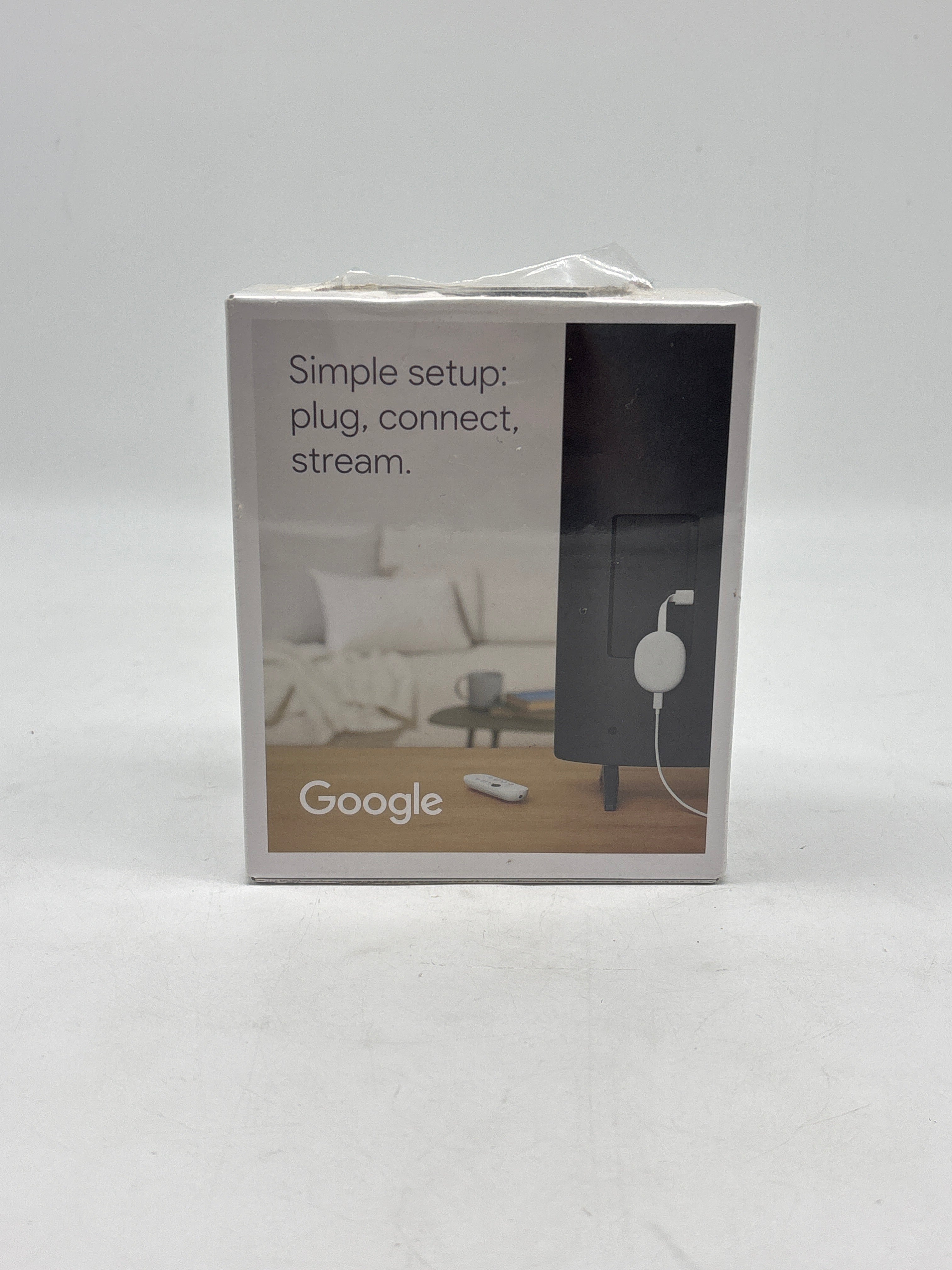 Google Chromecast with Google TV White - New in Box