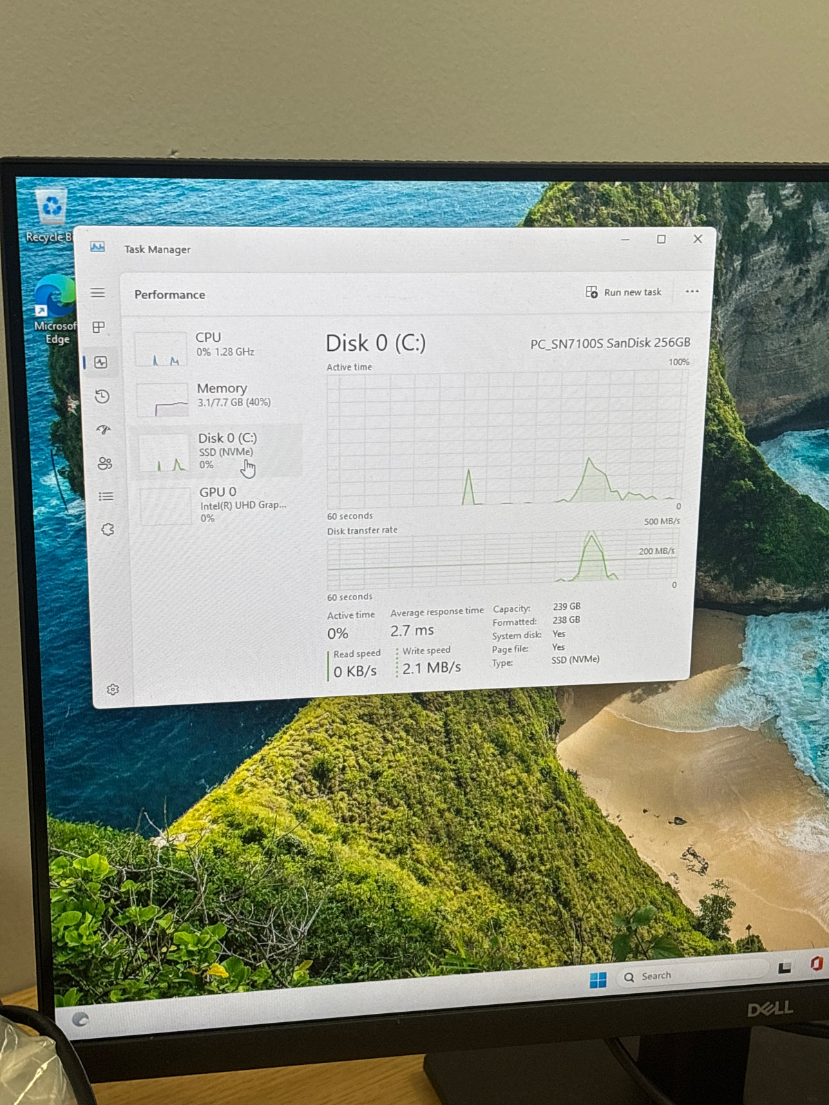 Dell OptiPlex 3000 Micro i5-14500T 8GB RAM 256GB NVMe SSD Black Win11 - Used