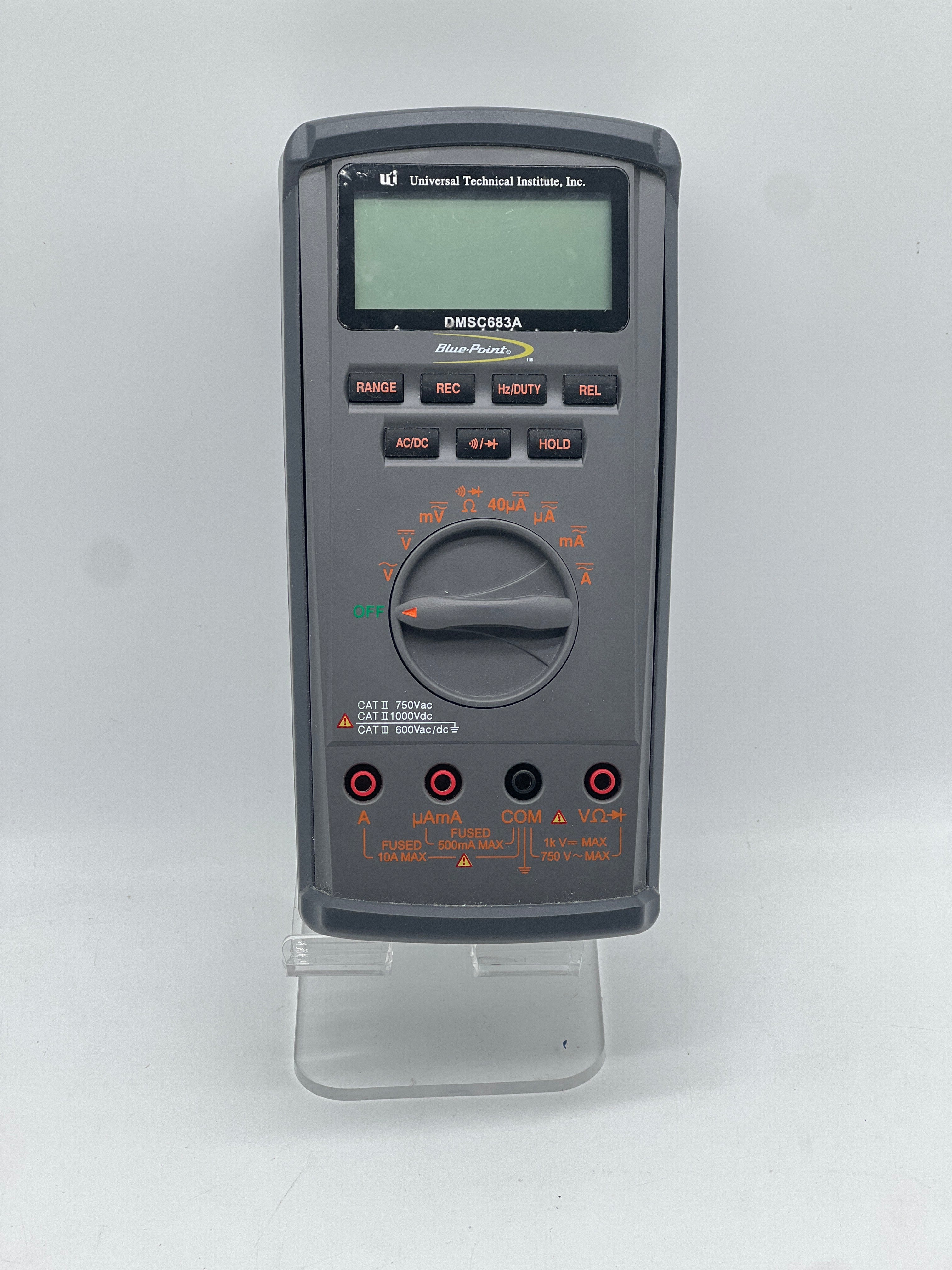 Blue Point UTI DMSC683A Handheld Multimeter Gray - Used